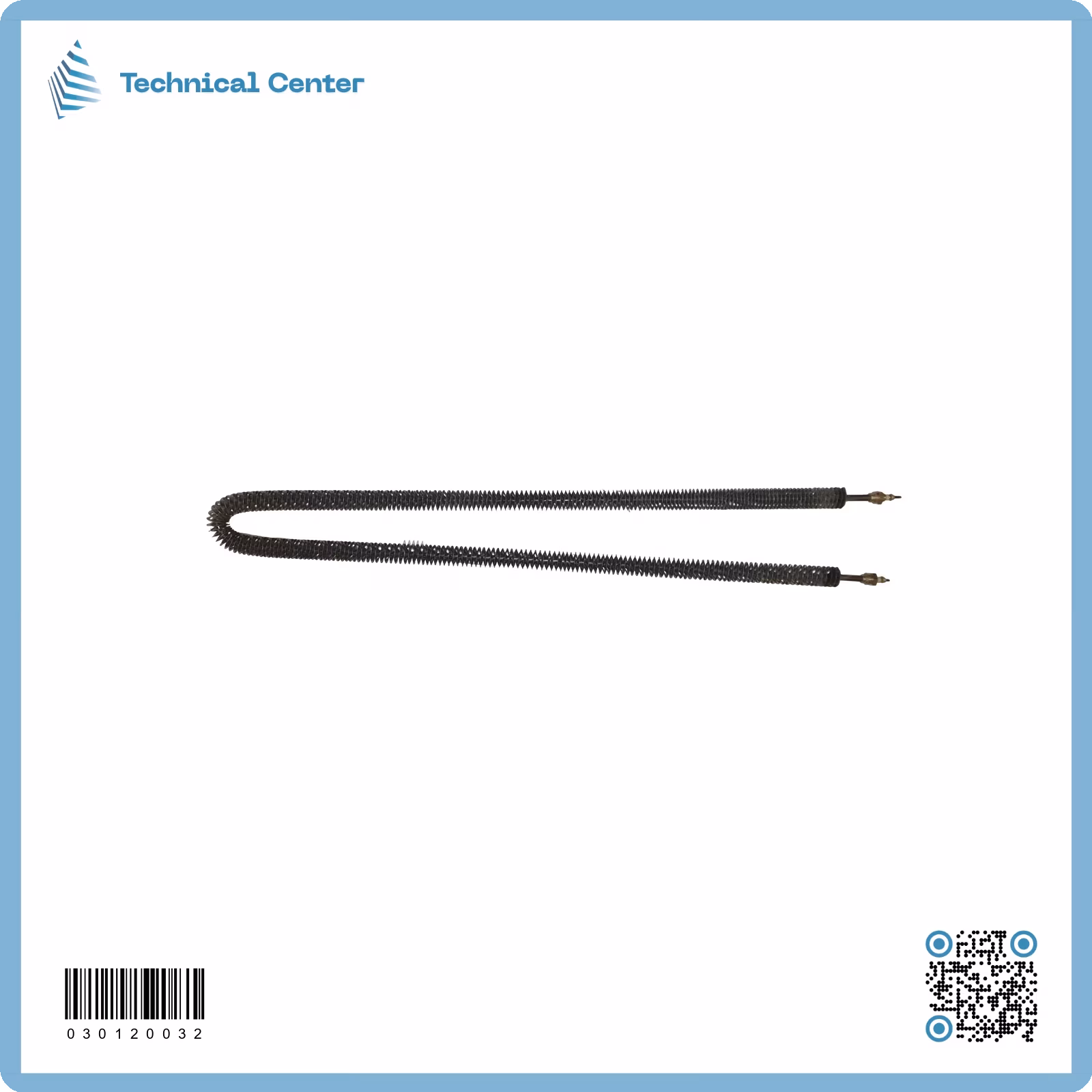 هيتر مزعنف(U)(طول90سم)(220V-3000W)(8mm)