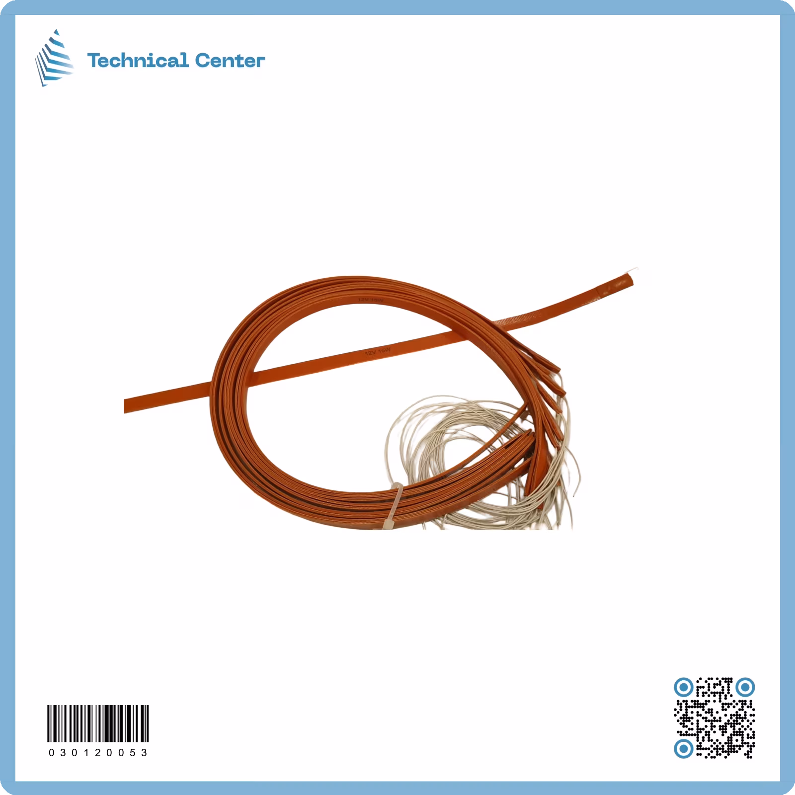 هيتر سلكون (15W)mm(12VDC)(580X10X1.5)