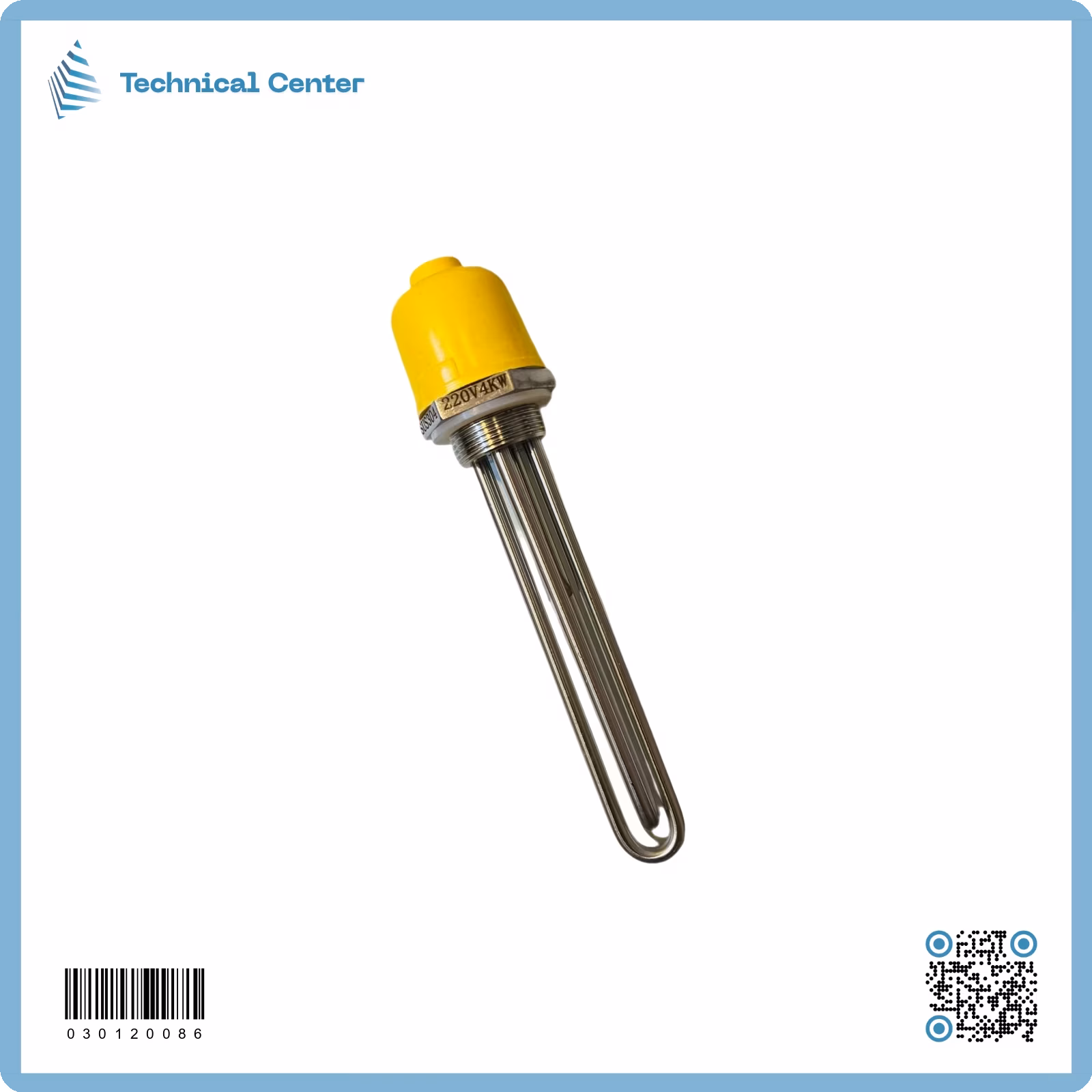 هيتر بويلرستانلس ستيل(4kw)(˝1¼)(20cm)