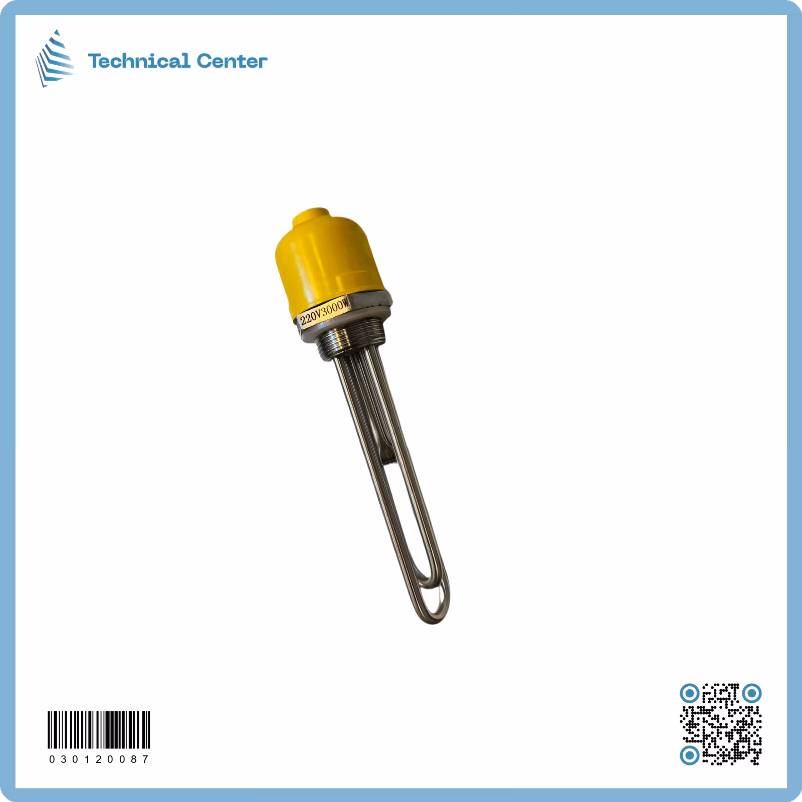 هيتر بويلرستانلس ستيل(3kw)(˝1¼)(17cm)