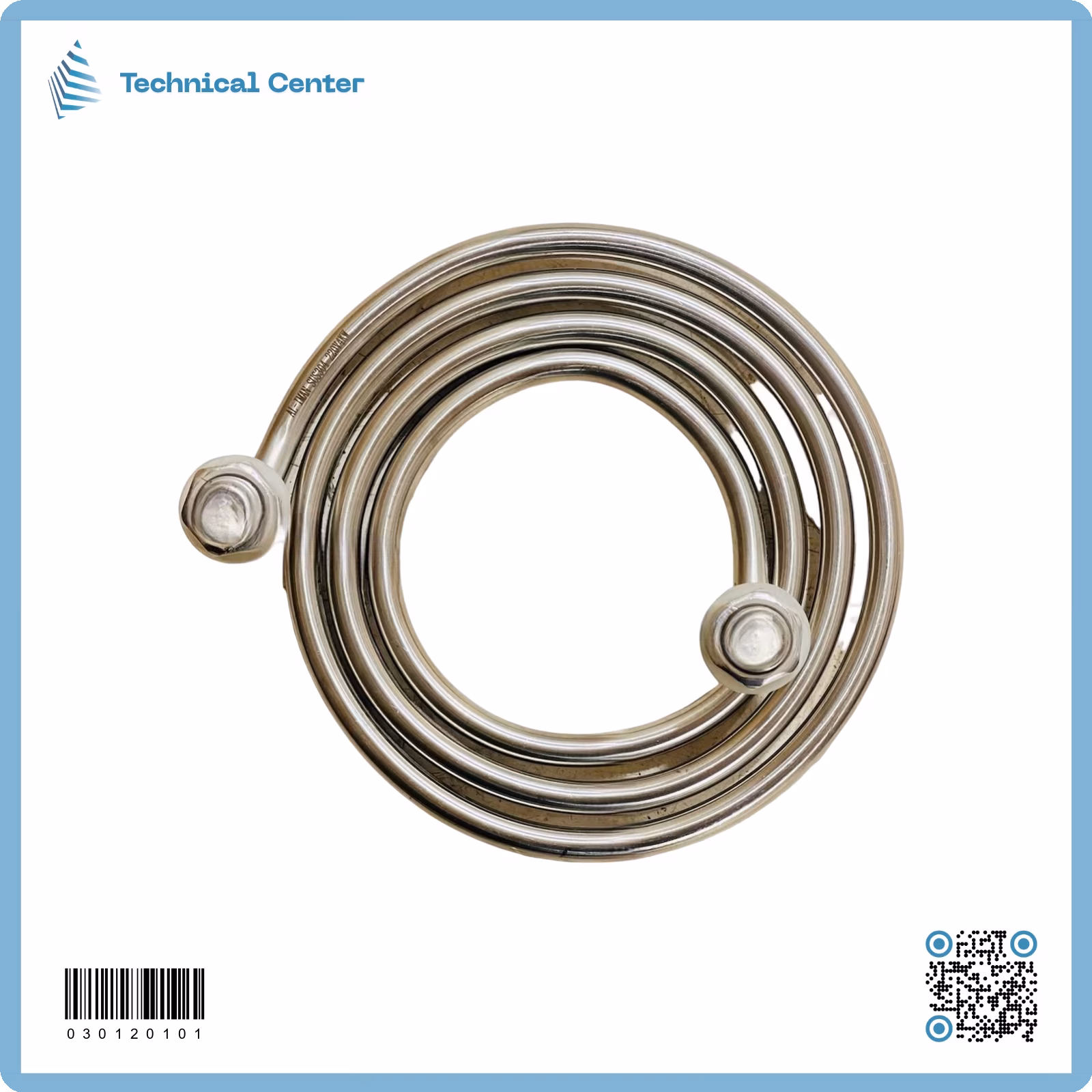 هيتر سماور(لولبي افقي)(4000W-220V)  فلنجة عمودية