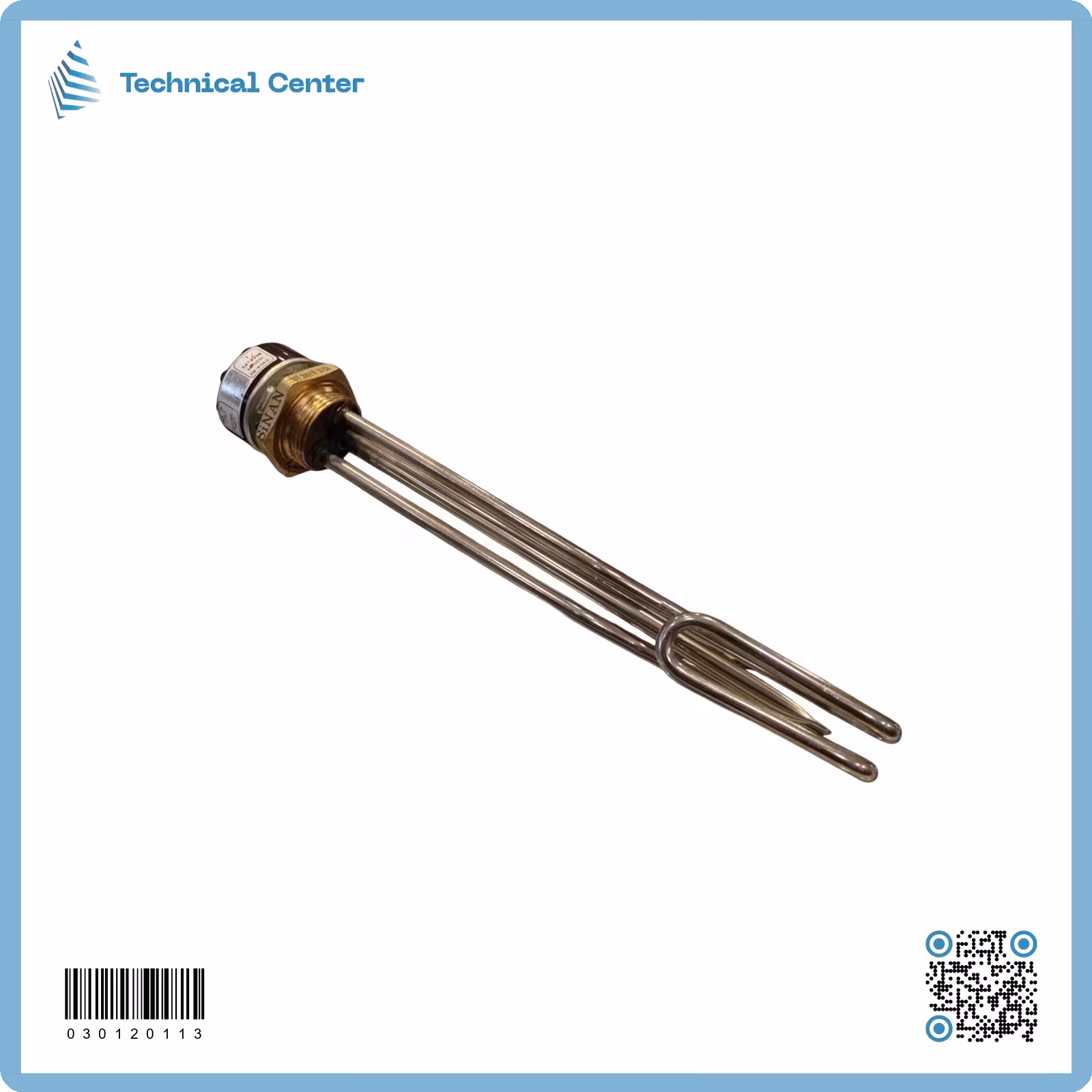 هيتر سخان غذائي ستانلس ستيل(2kw)(˝1½)(30cm)