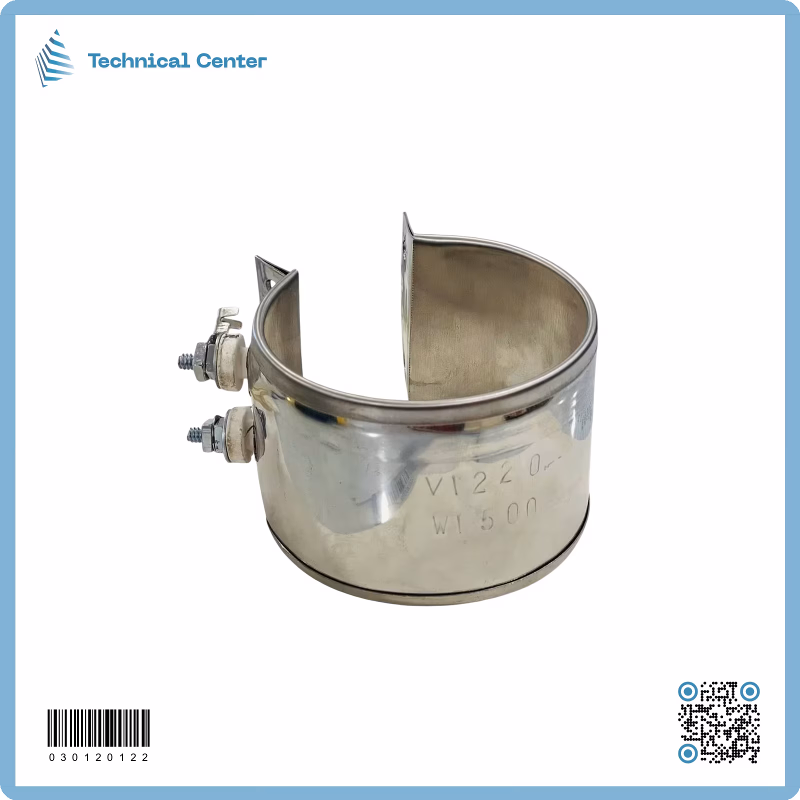 هيتر طوق (500W)(220V)(محيط=23سم)(عرض=6سم)