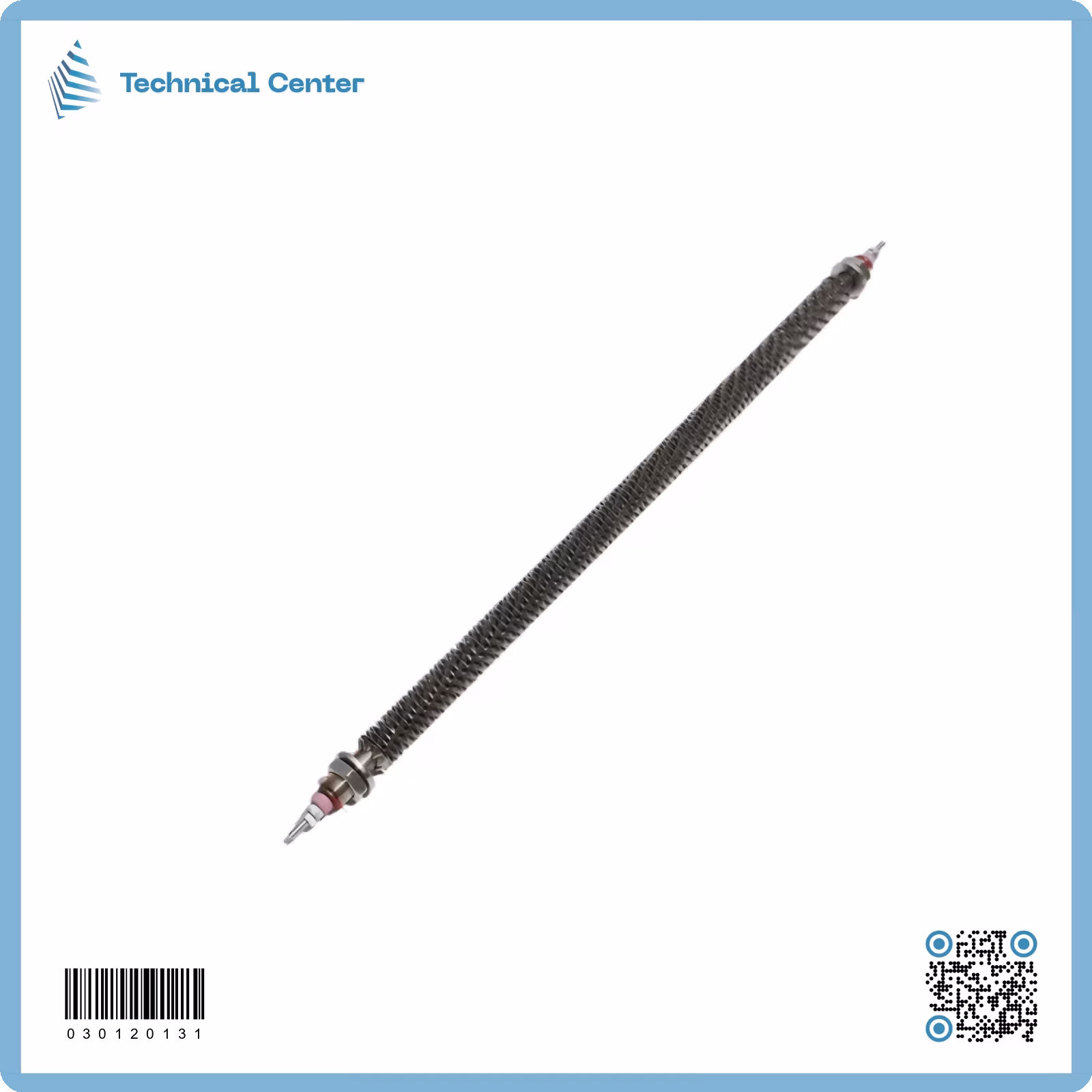 هيتر مزعنف(125cm)(220V-2500W)(8.5mm)