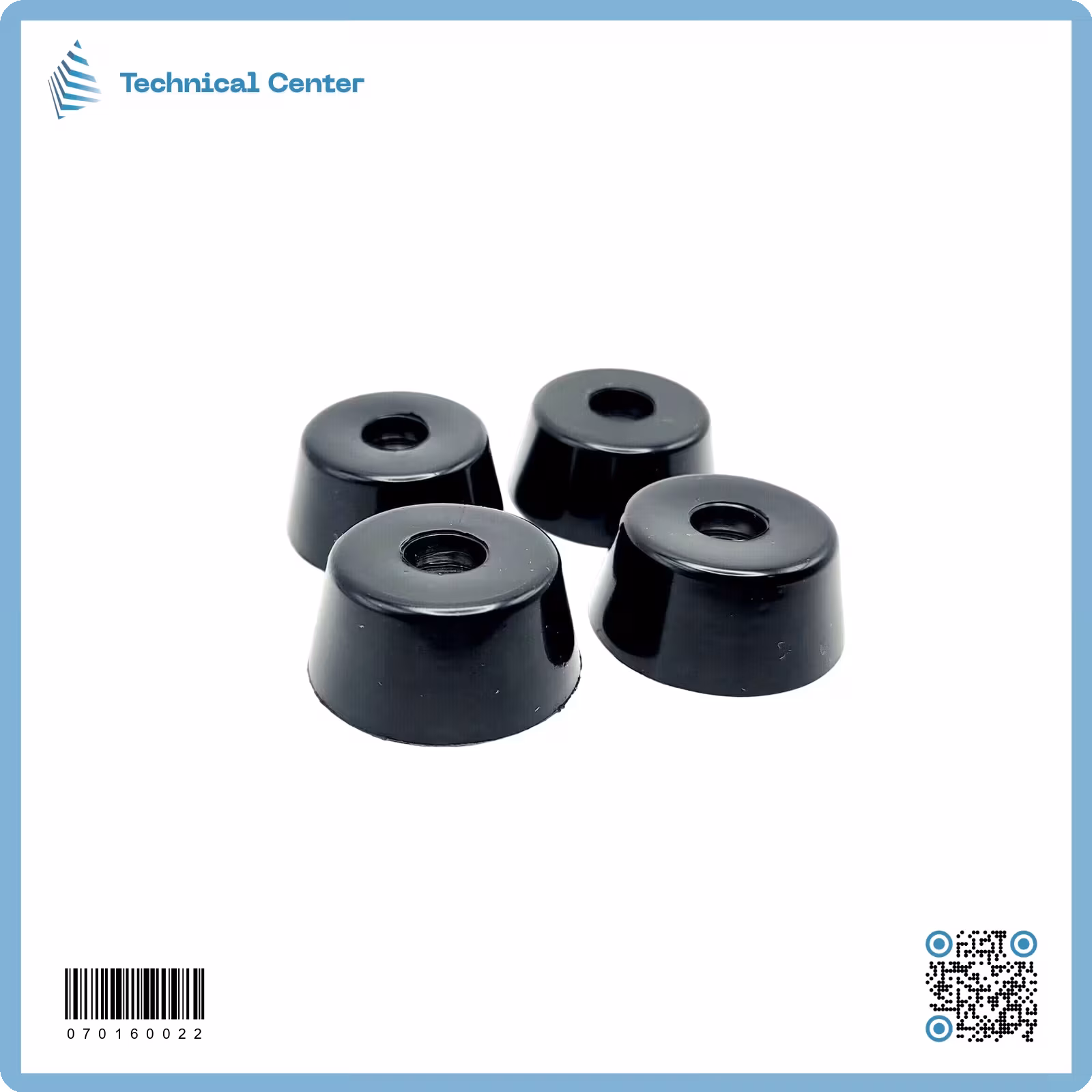 قاعدة أجهزة كهربائية مطاطية سيت 4 قطع  (NO.3)