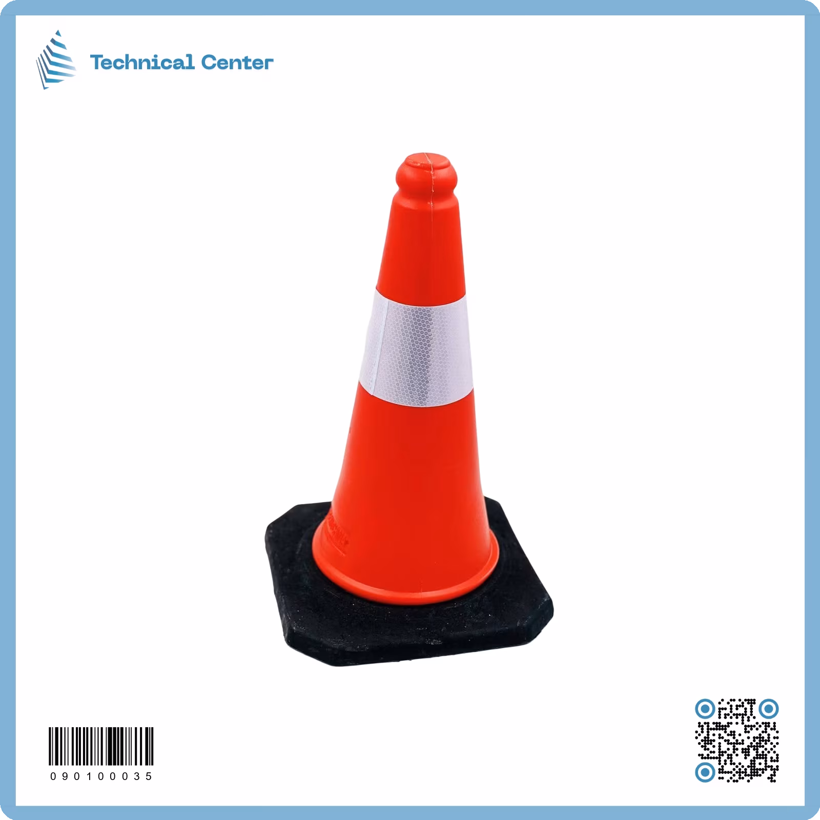 مخروط مرور1 متر بدون حلقة