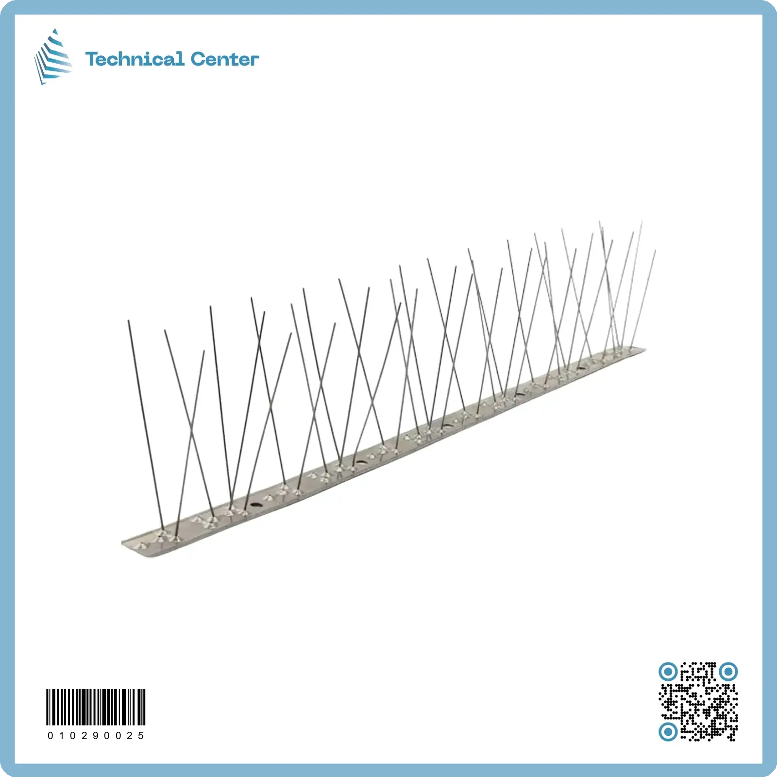 قاعدة شوكية ستيل (50 سم) طارد طيور
