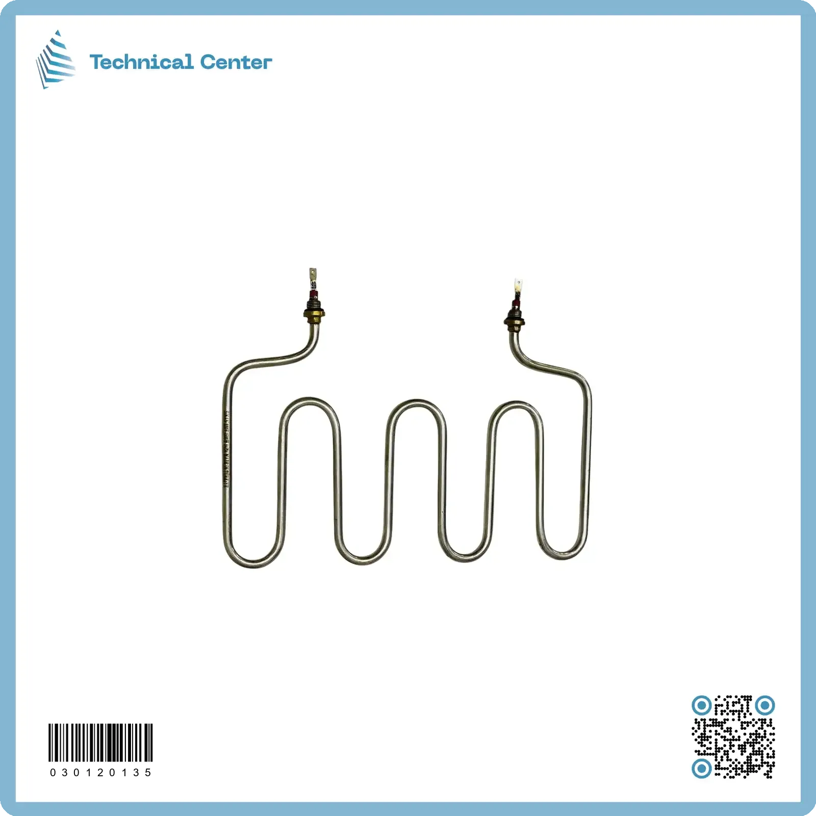 هيتر (مموج8 مسار)(1750W-220V)(فلنجة افقية cc180mm)