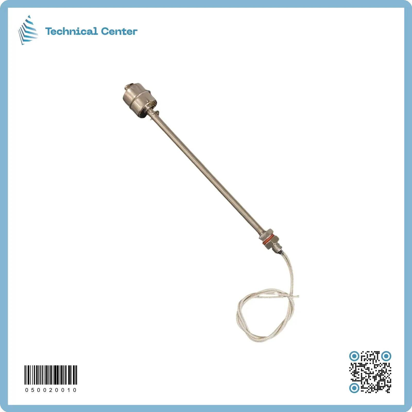 طواف كهربائي ستانلس ستيل (20cm)