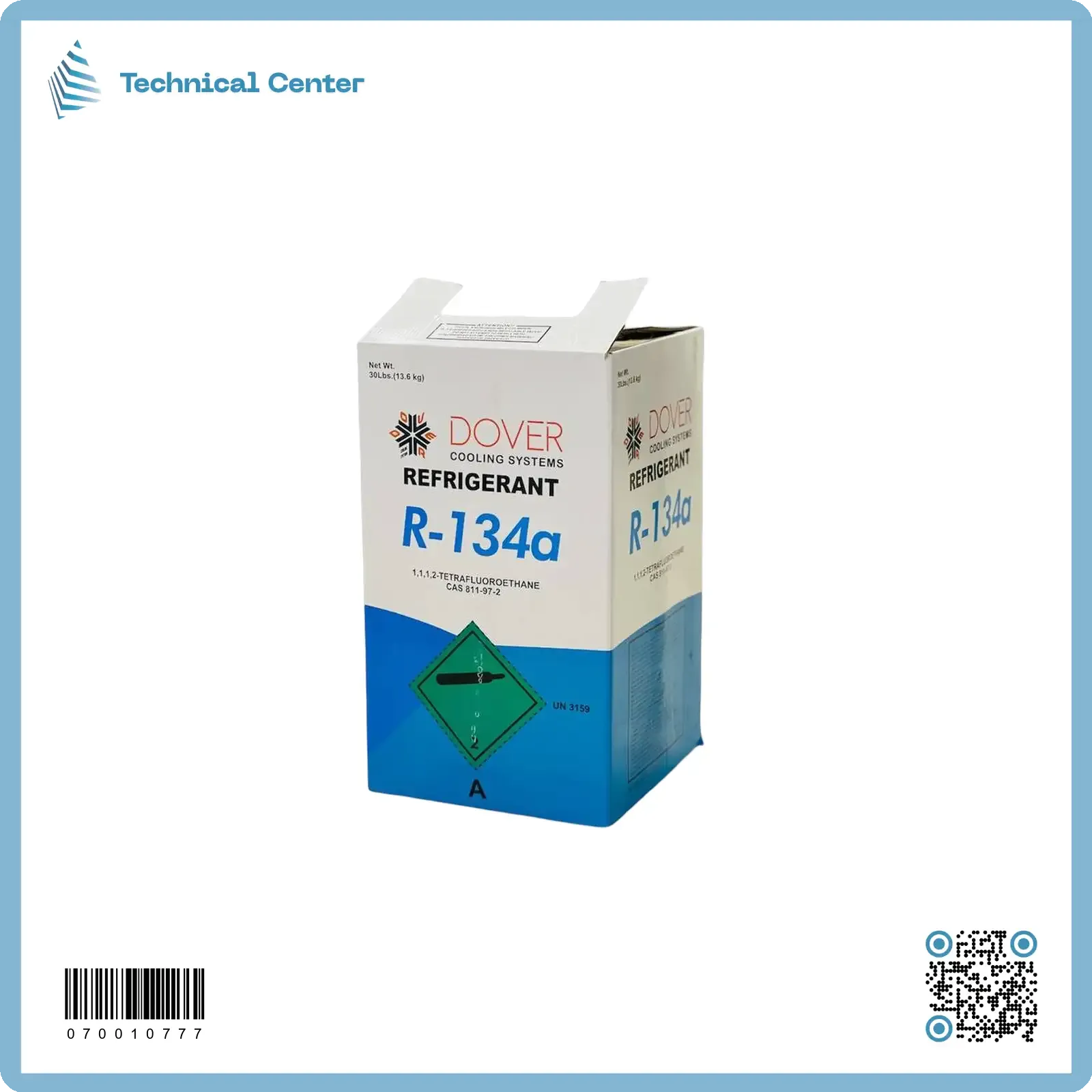 غاز فريون (R134-13.6kg)(Dover)