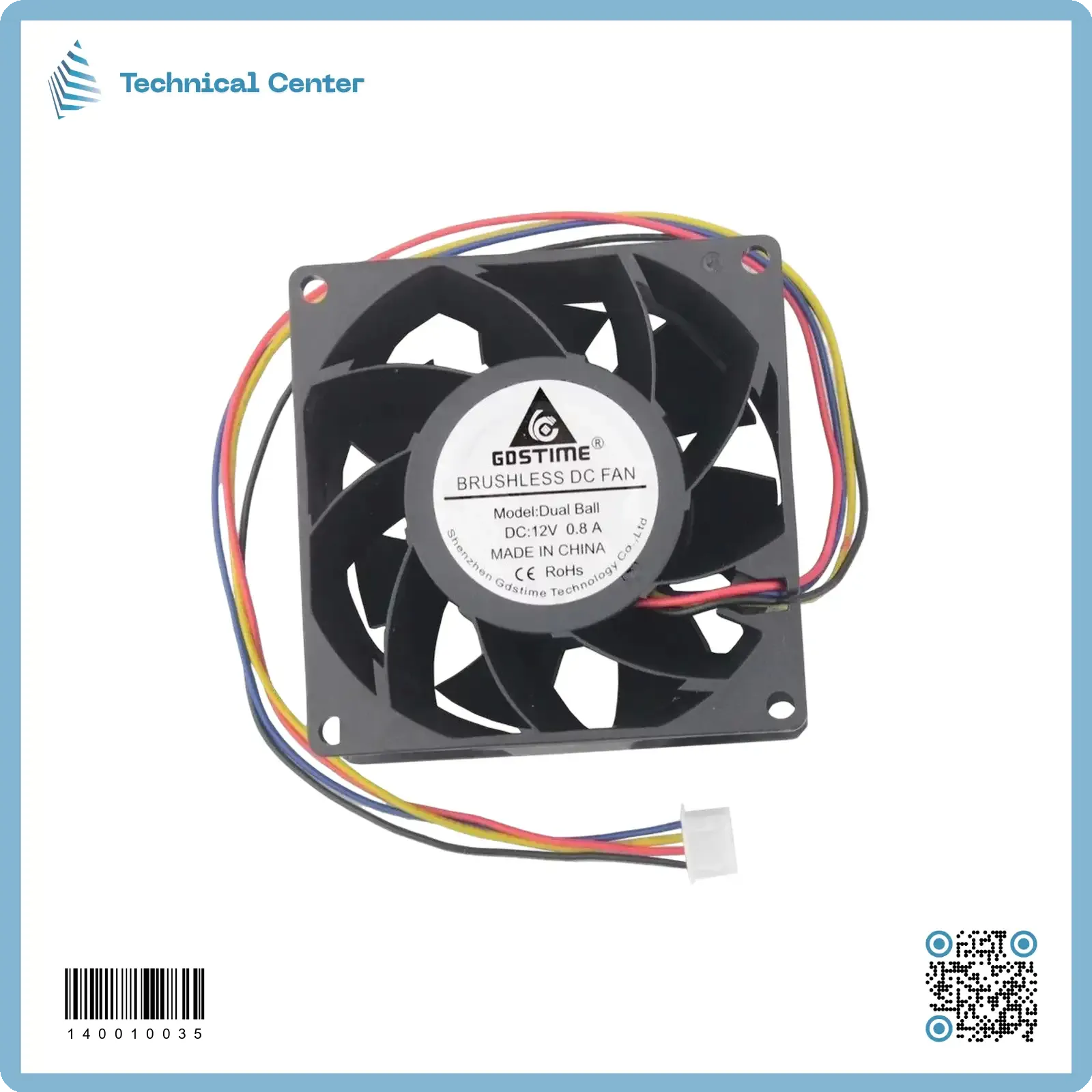 مروحة انفيرتر ط ش (12V-DC)mm(90X90X25)