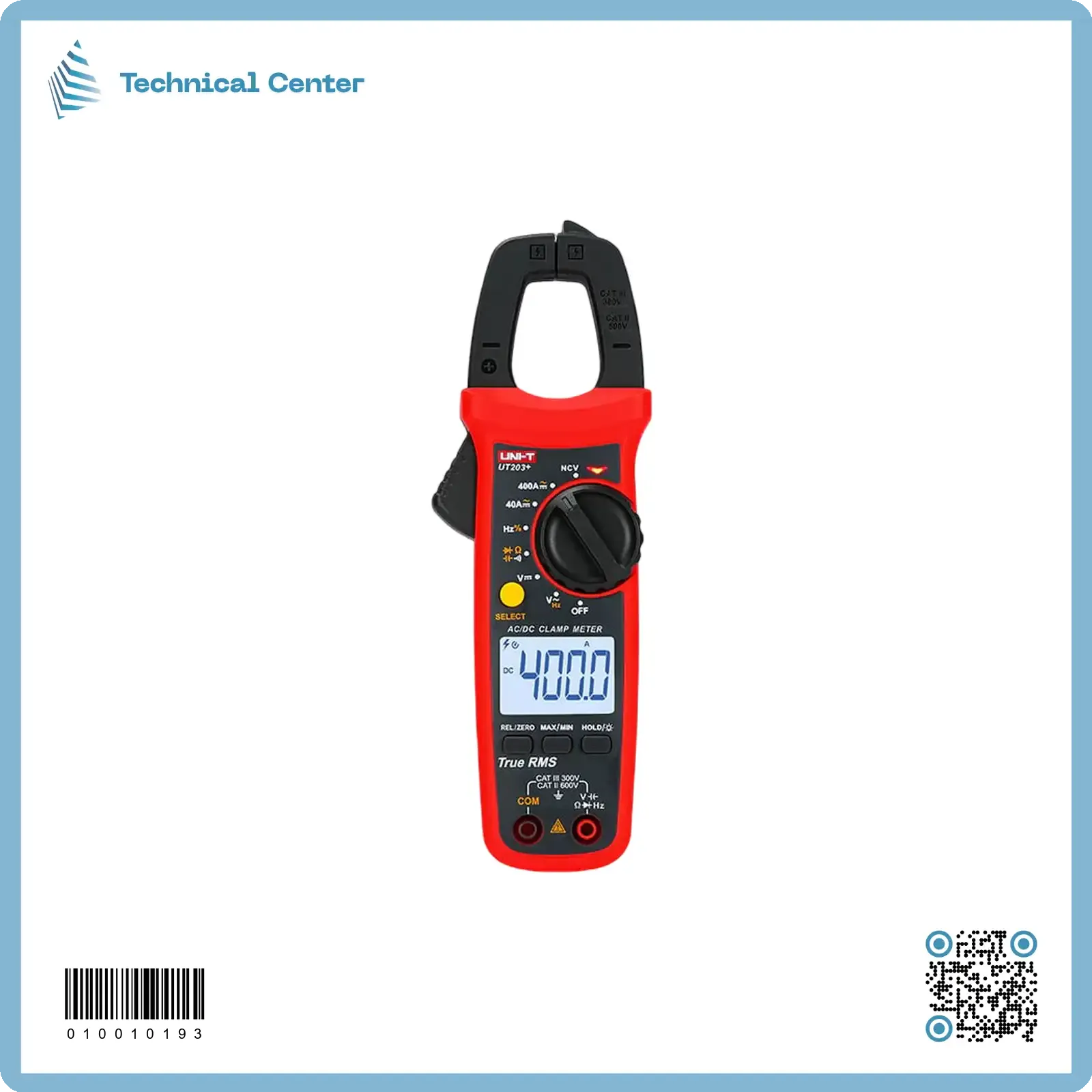 (UT203+)(AC-DC/400A)كلابميتر