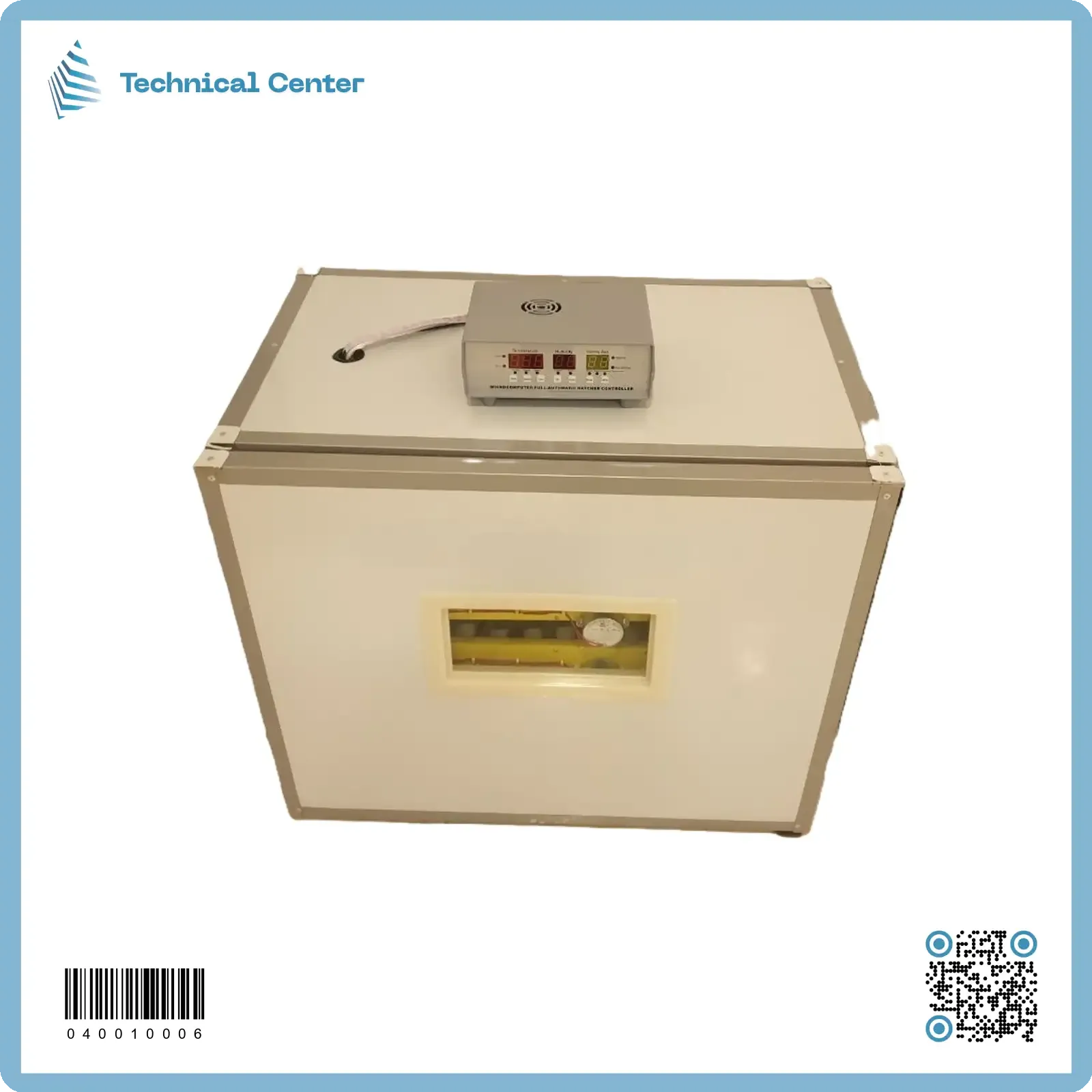 مفقسة (220V-12V) (300)بيضة (صيني)
(مبخرة حلفا)(مسيطر رطوبة وحرارة وتقليب)