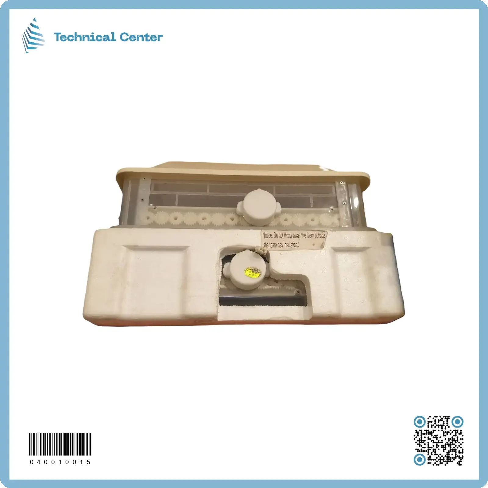 مفقسة (220V-12V) (100)بيضة (صيني)
(مسيطر رطوبة وحرارة وتقليب)بيضاء طابقين