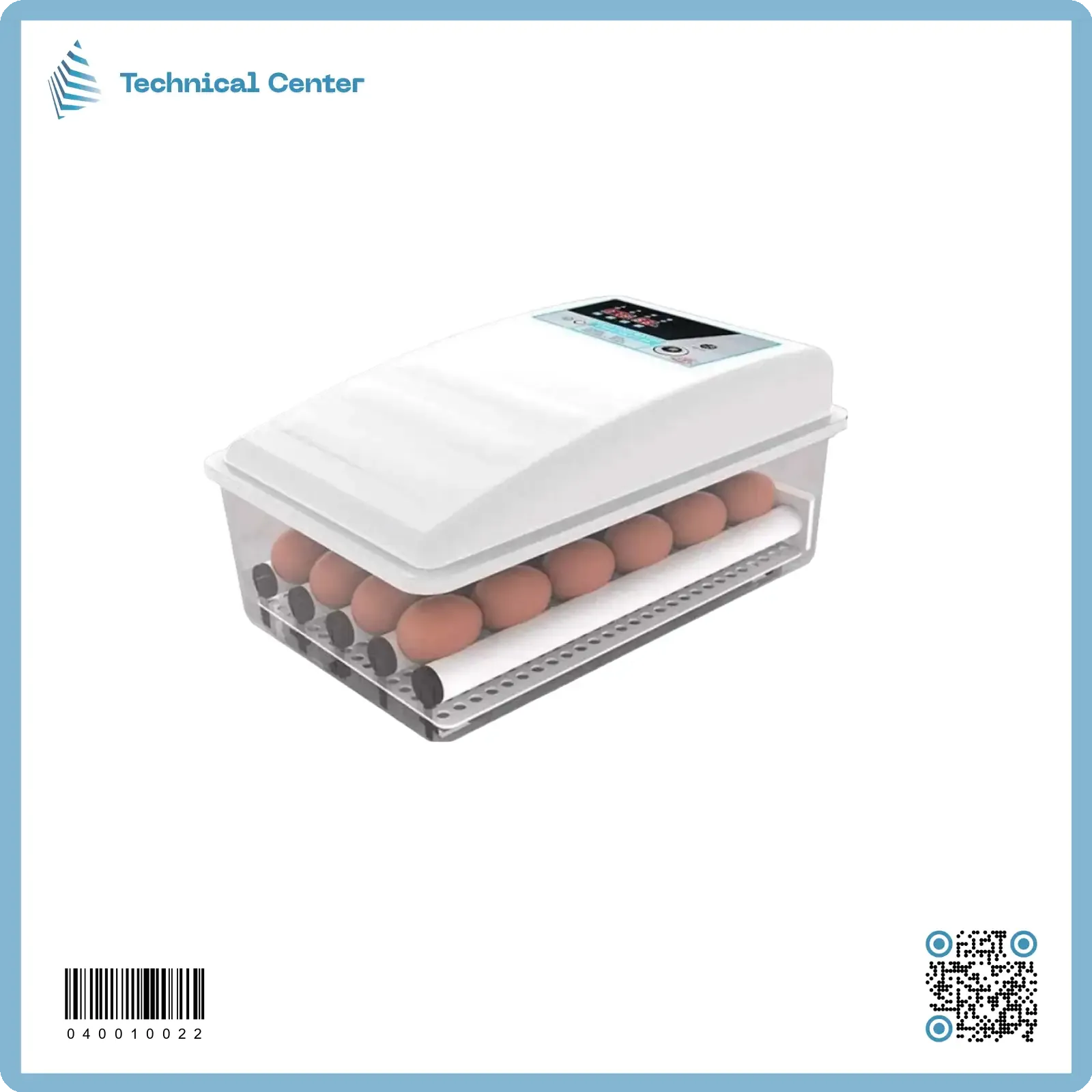 مفقسة (220V-12V) (24)بيضة (صيني)
(مسيطر حرارة وتقليب)