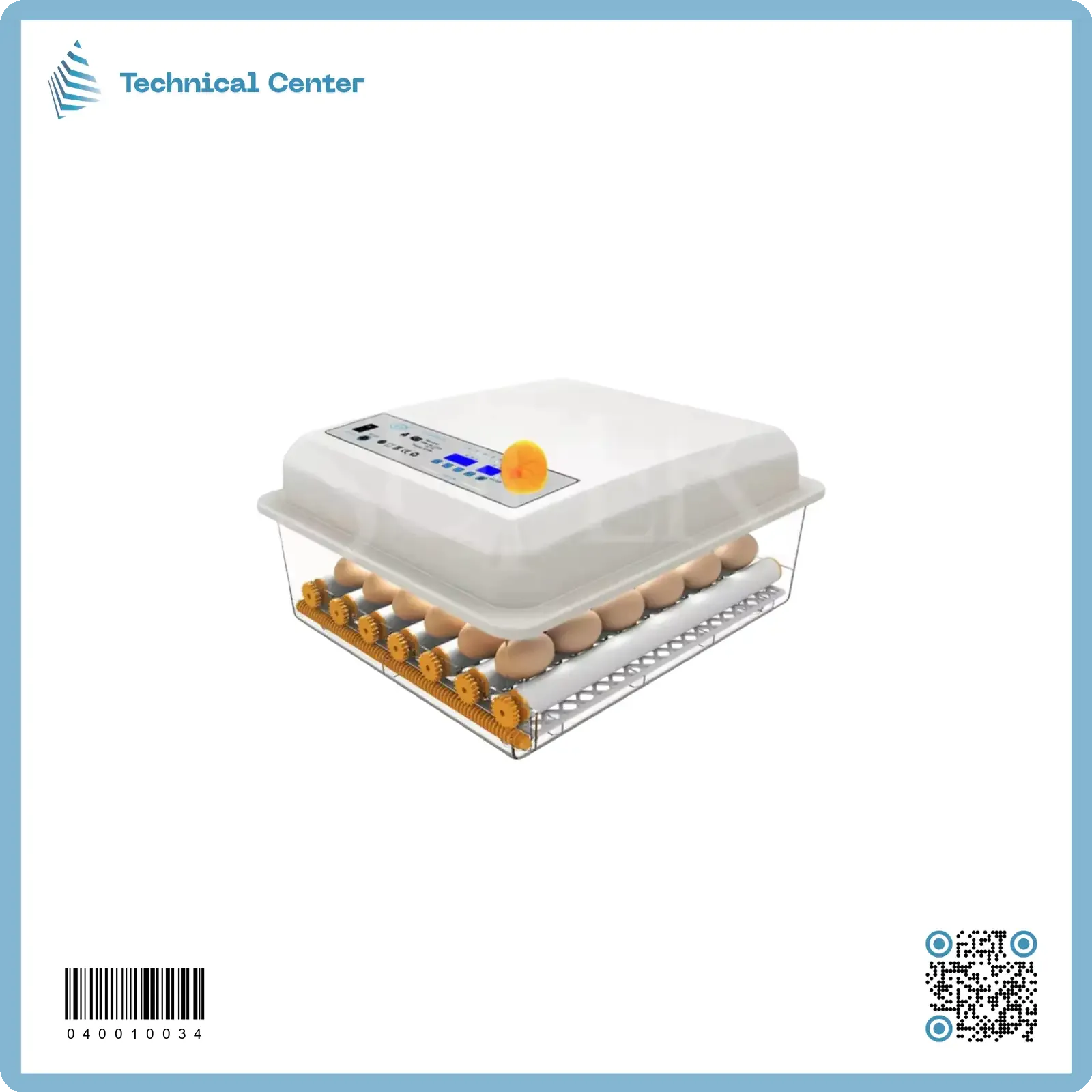 مفقسة (220V-12V) (36)بيضة (صيني)
(مسيطر حرارة وتقليب)