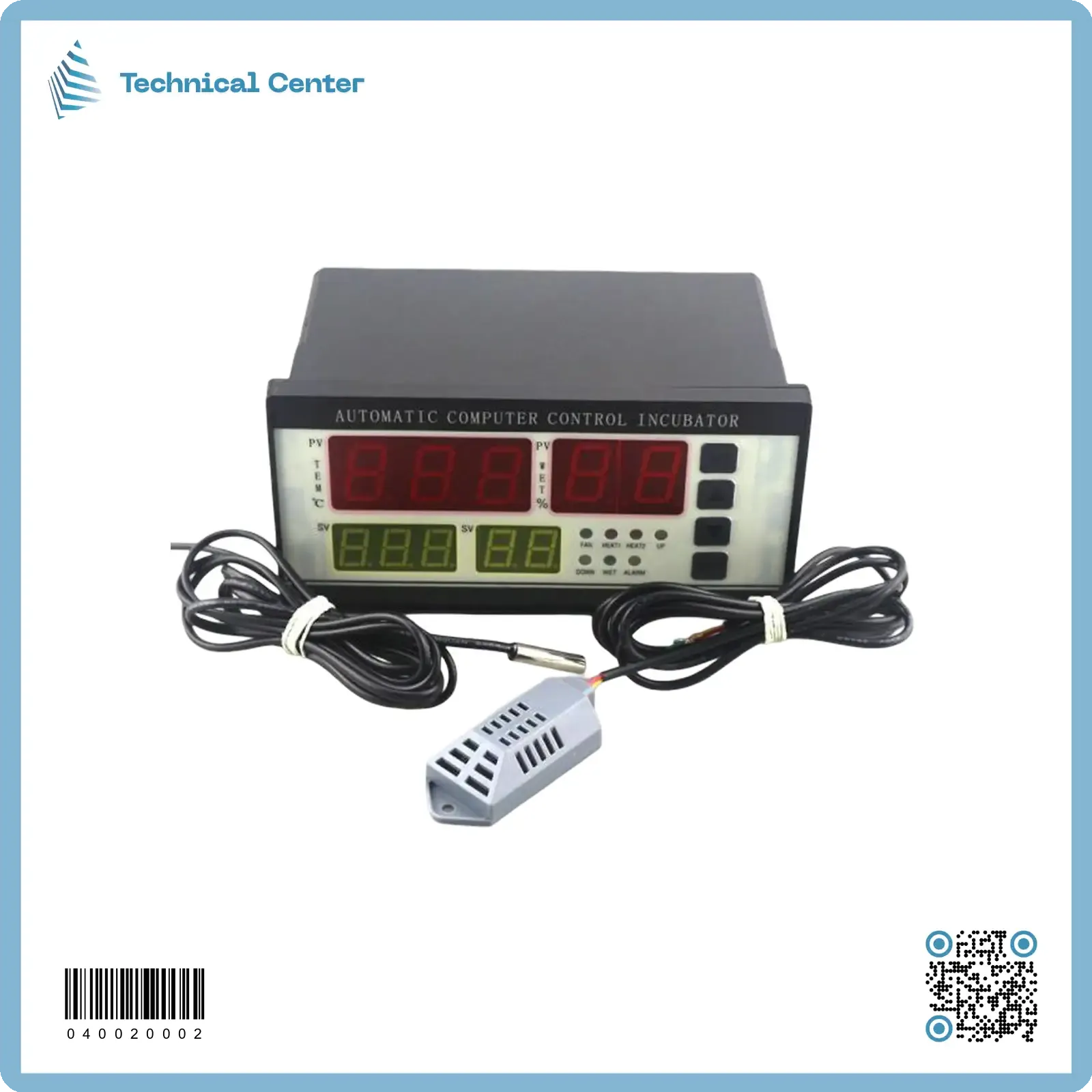 ثرموستات حرارة ورطوبة وتقليب(XM-18)  (2 كارت)