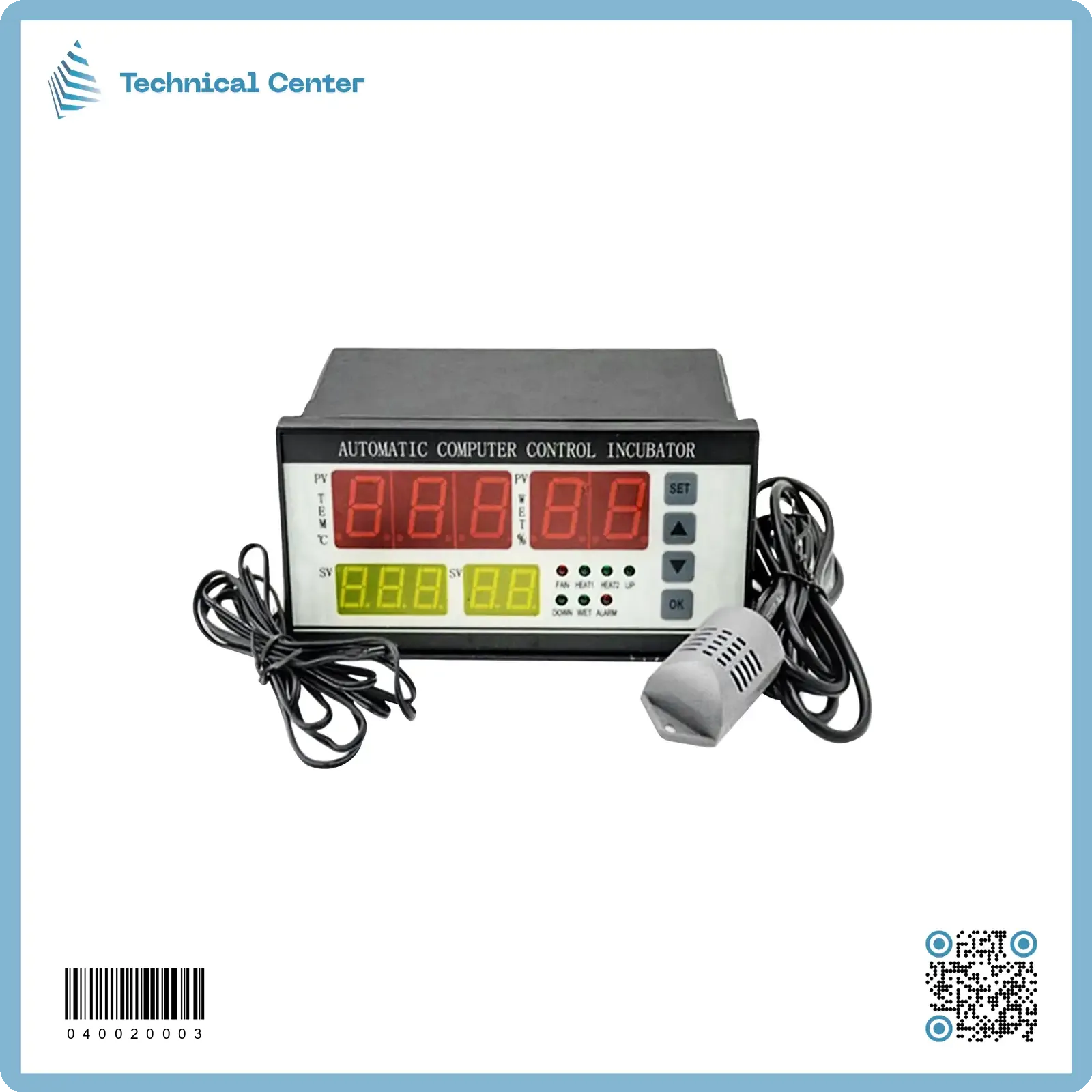 ثرموستات حرارة ورطوبة وتقليب(XM-18) (1 كارت)