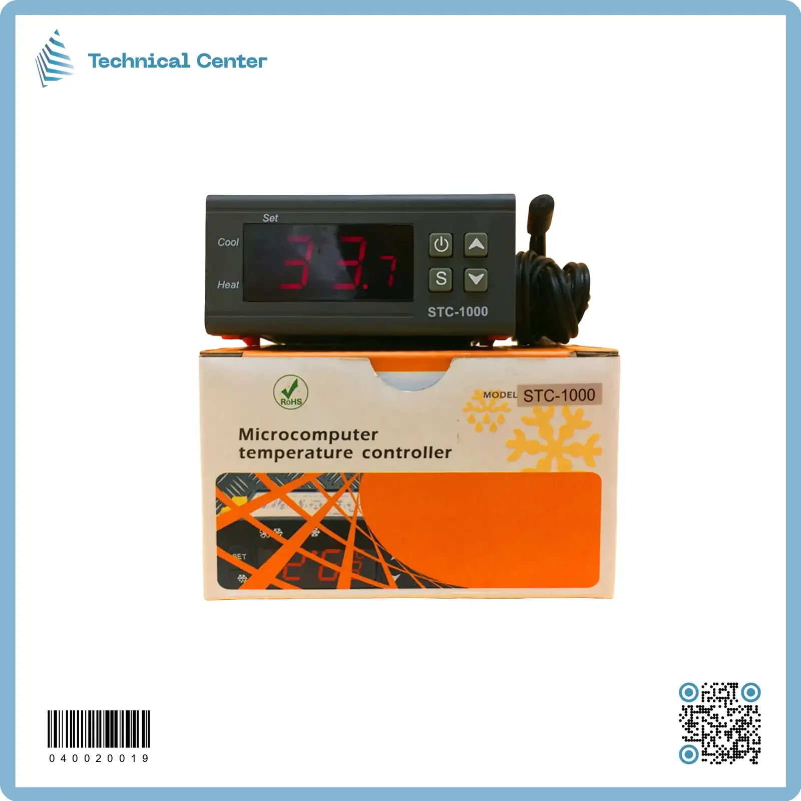 ثرموستات حرارة  سنسر ربل(STC1000)(220V)
