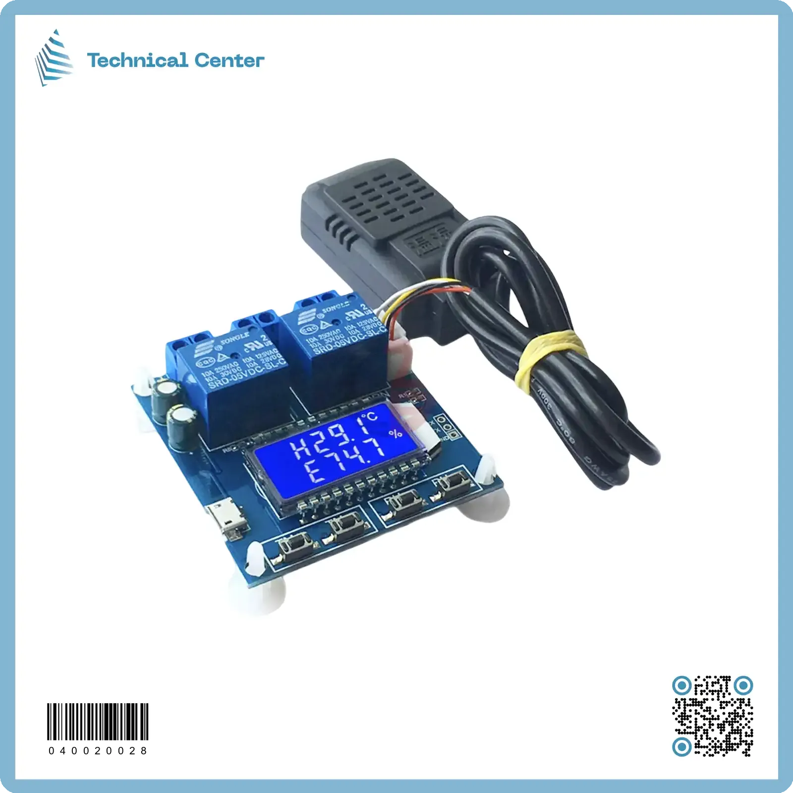 ثرموستات حرارة ورطوبة (XY-TR01)