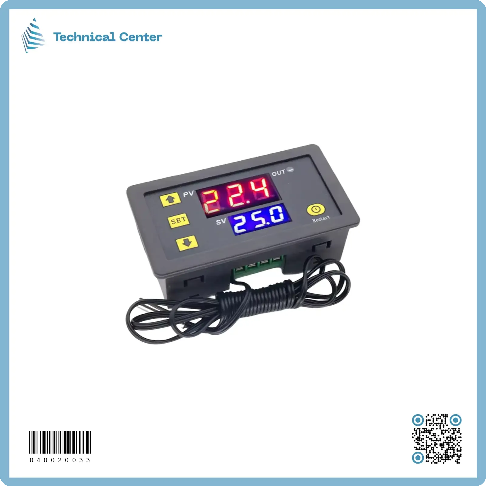 ثرموستات حرارة+سنسر (W3230) (12V)