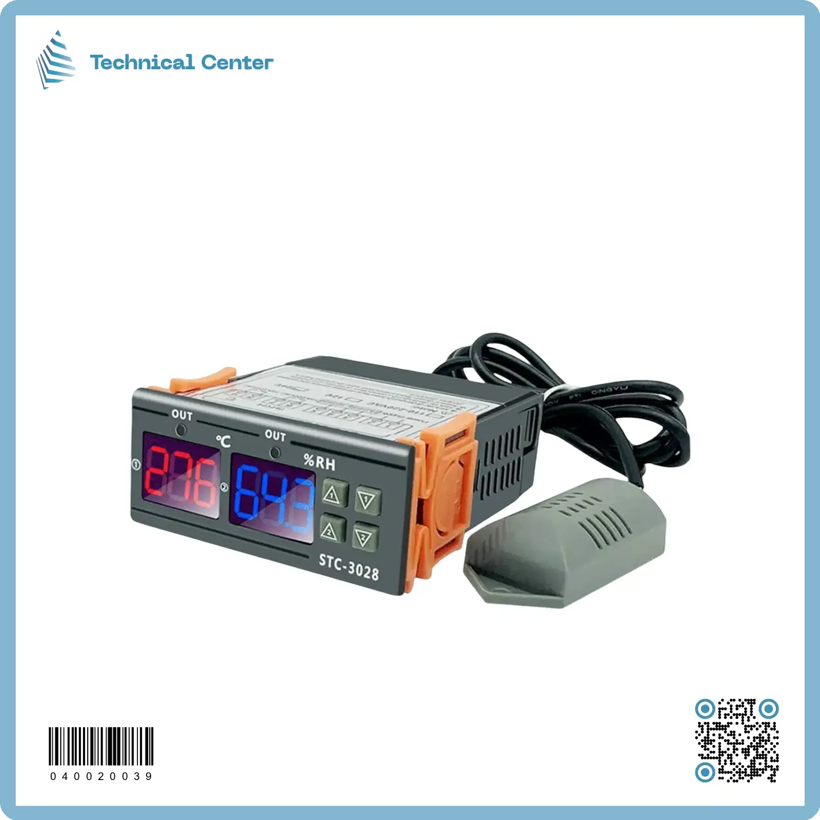 ثرموستات حرارة ورطوبة (STC3028)(12V)