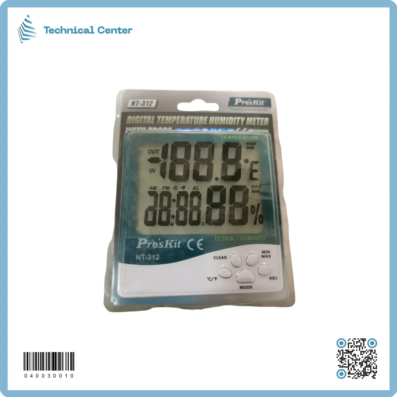 مقياس حرارة ورطوبة سنسر حرارة (NT-312) بروسكت