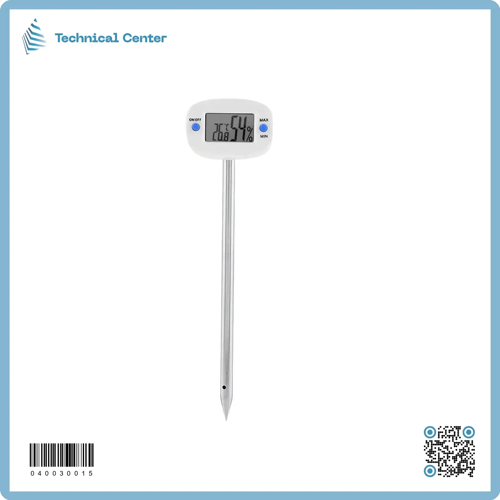مقياس حرارة ورطوبة التربة (الكتروني)