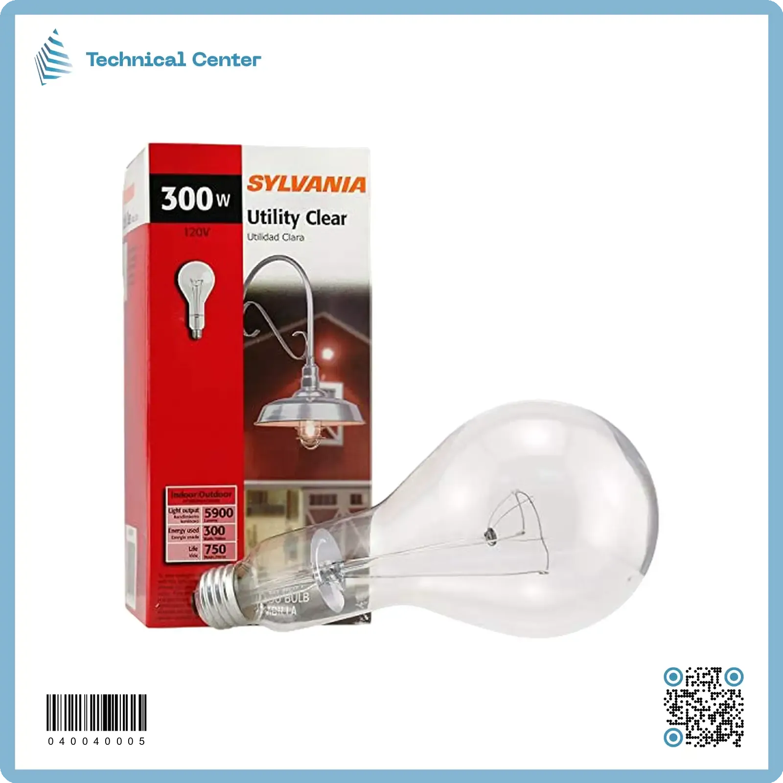 مصباح شمسي برغي (300W)