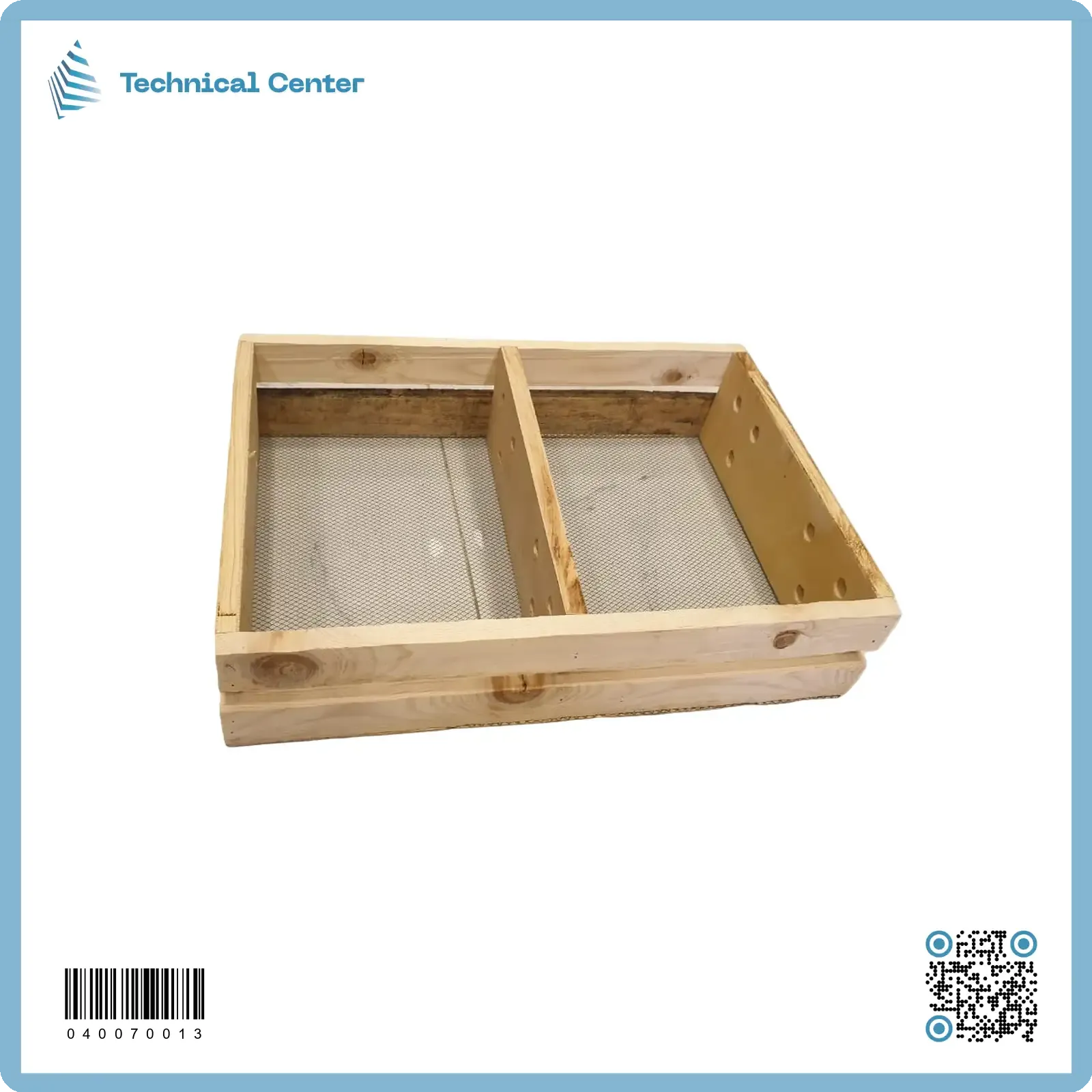 سلة تفقييس بيض خشب(49X35X11)cm