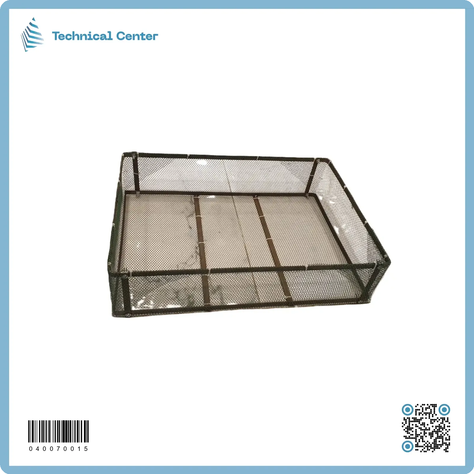 سلة تفقييس بيض حديد(49X35X11)cm