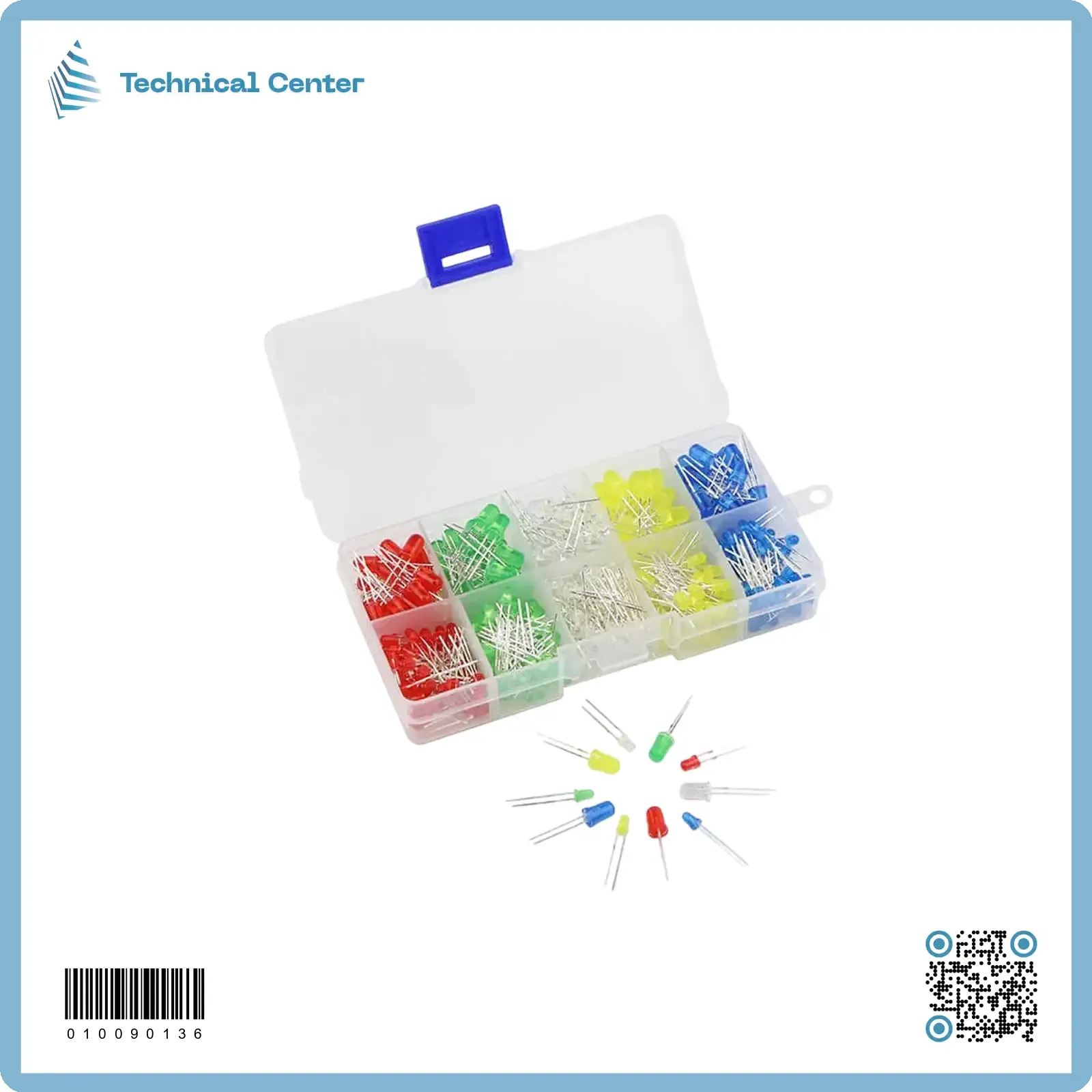 علبة دايودات (5ملم100ق+3ملم150ق)