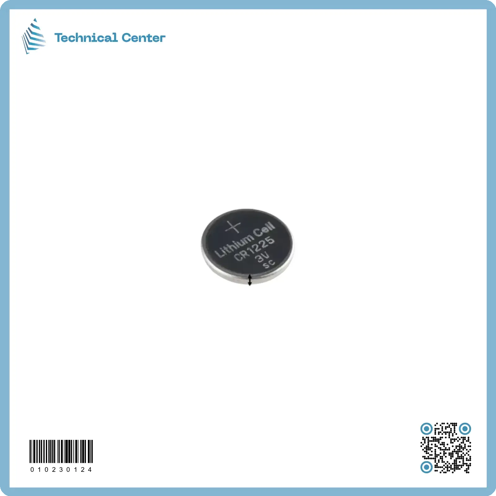 (قطعة) (1225-3V) بطارية قرصية