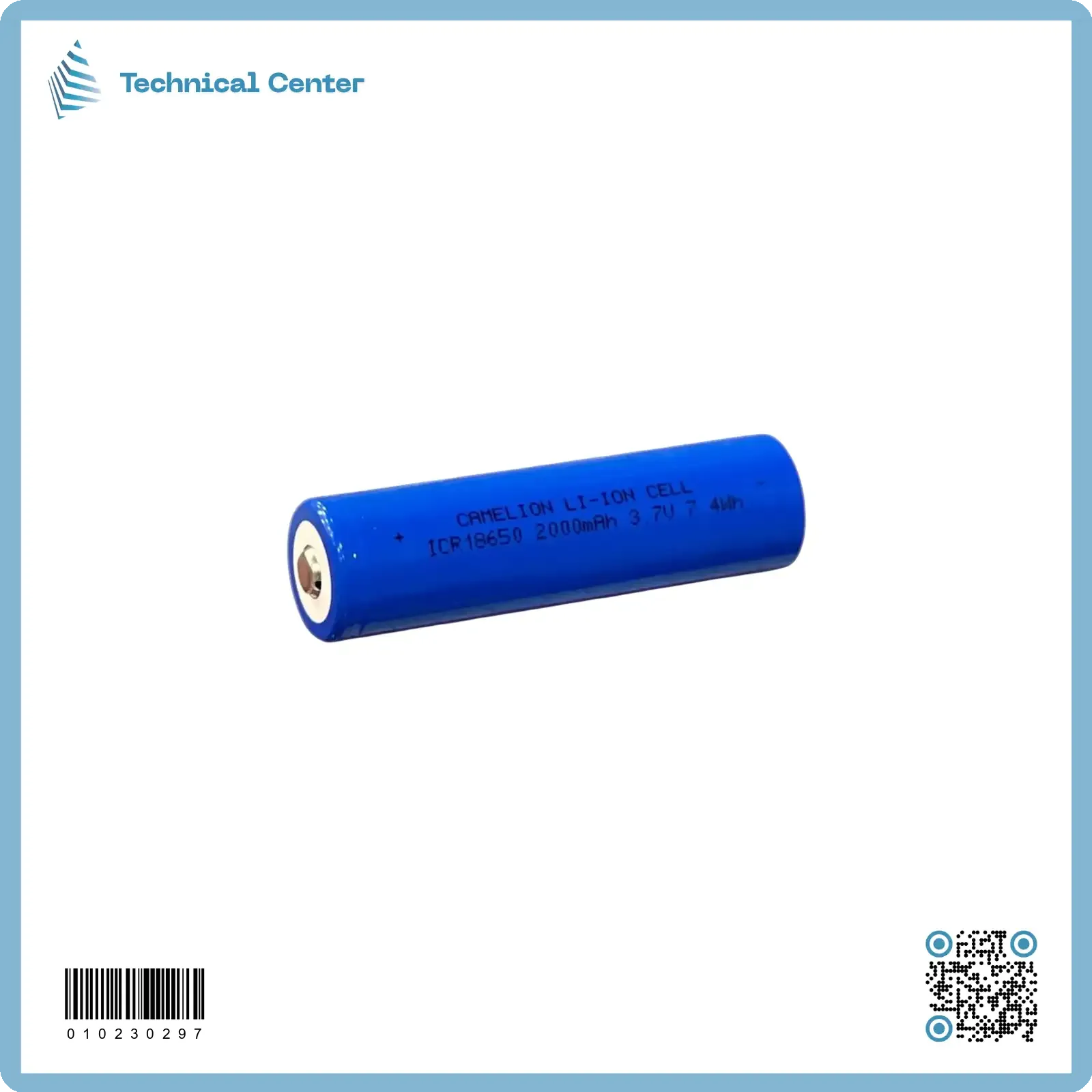 بطارية شحن ليثيوم (3.7V-2000mA) بن كاميليون