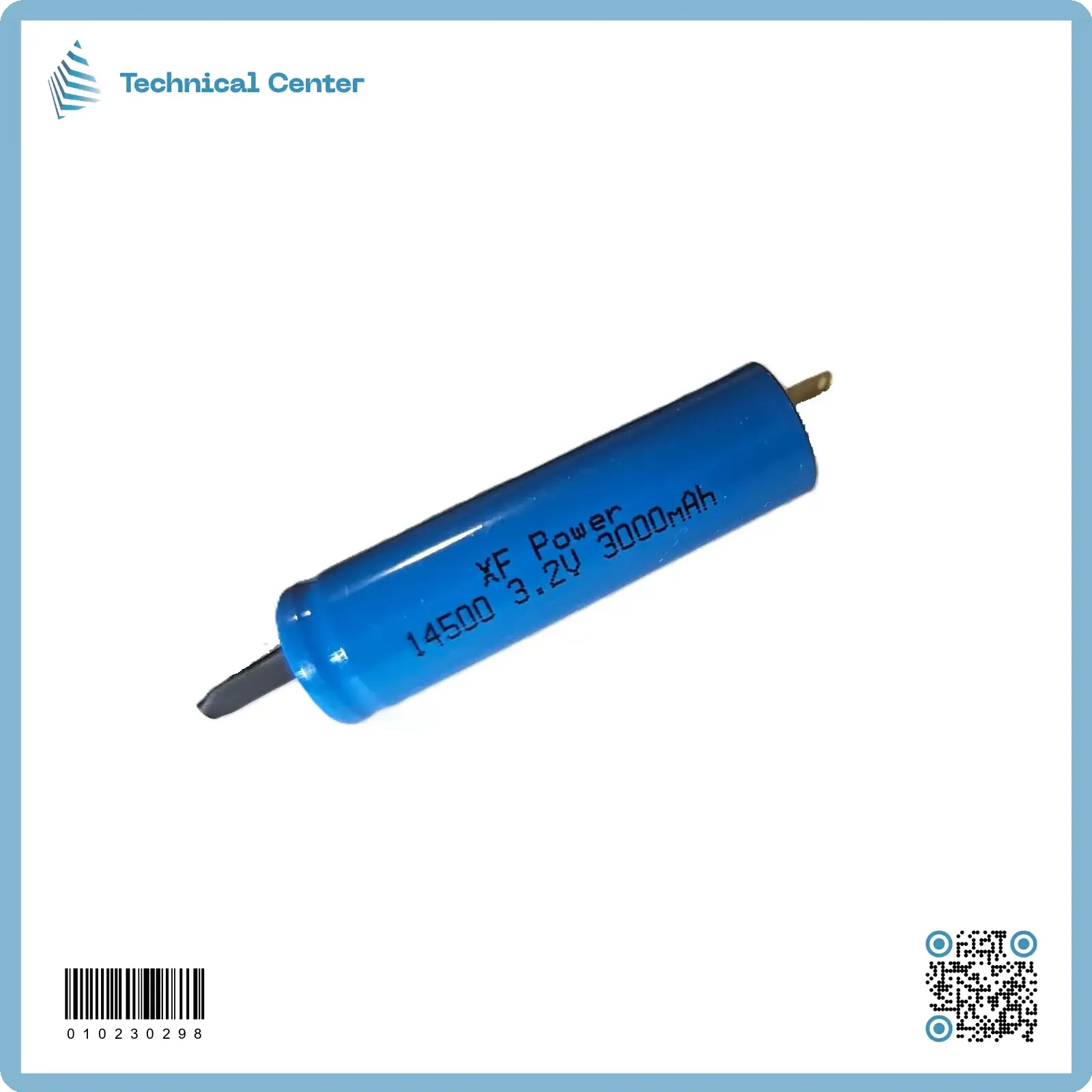 بطارية  (3.2V-3000mA)(14500) ليطة