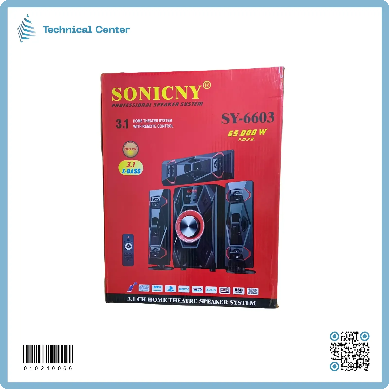 سستم (Sonicny-SY-6603)(3X1-65000W)