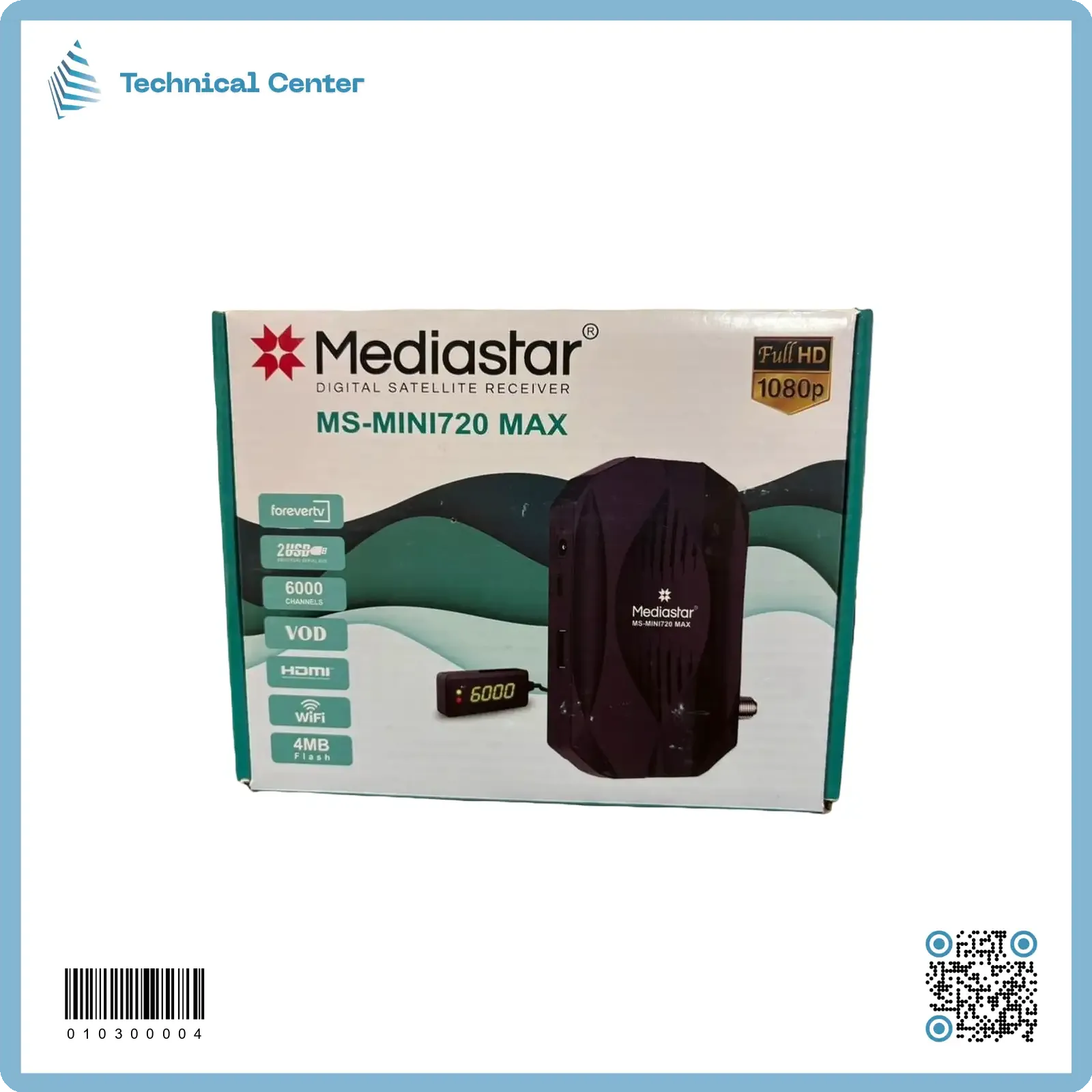 جهاز دش مبرمج عربي  (MS-MINI 720 MAX)