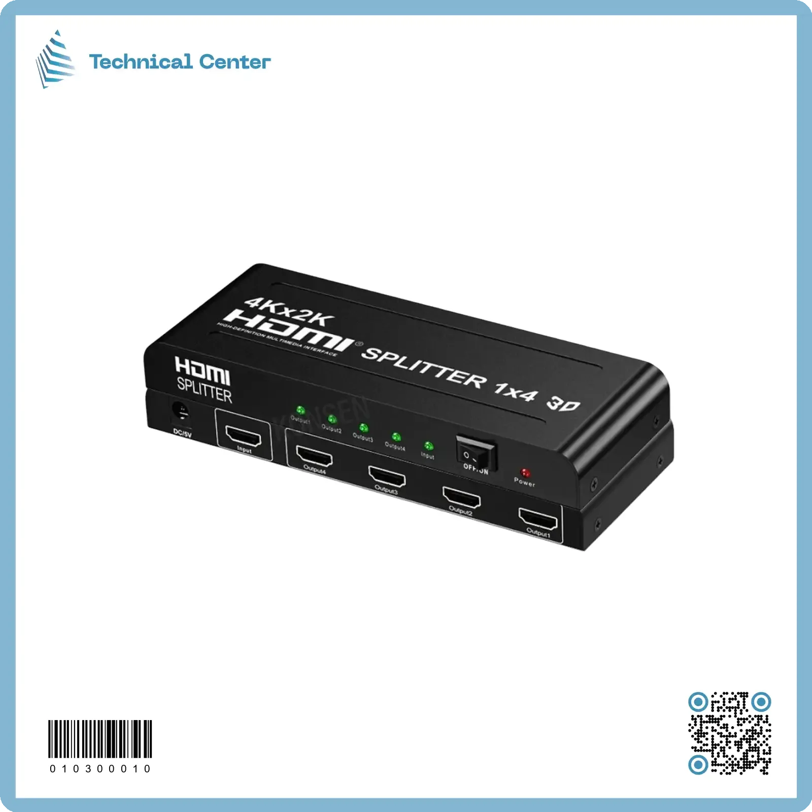 مقسم رباعي  (HD-1X4)