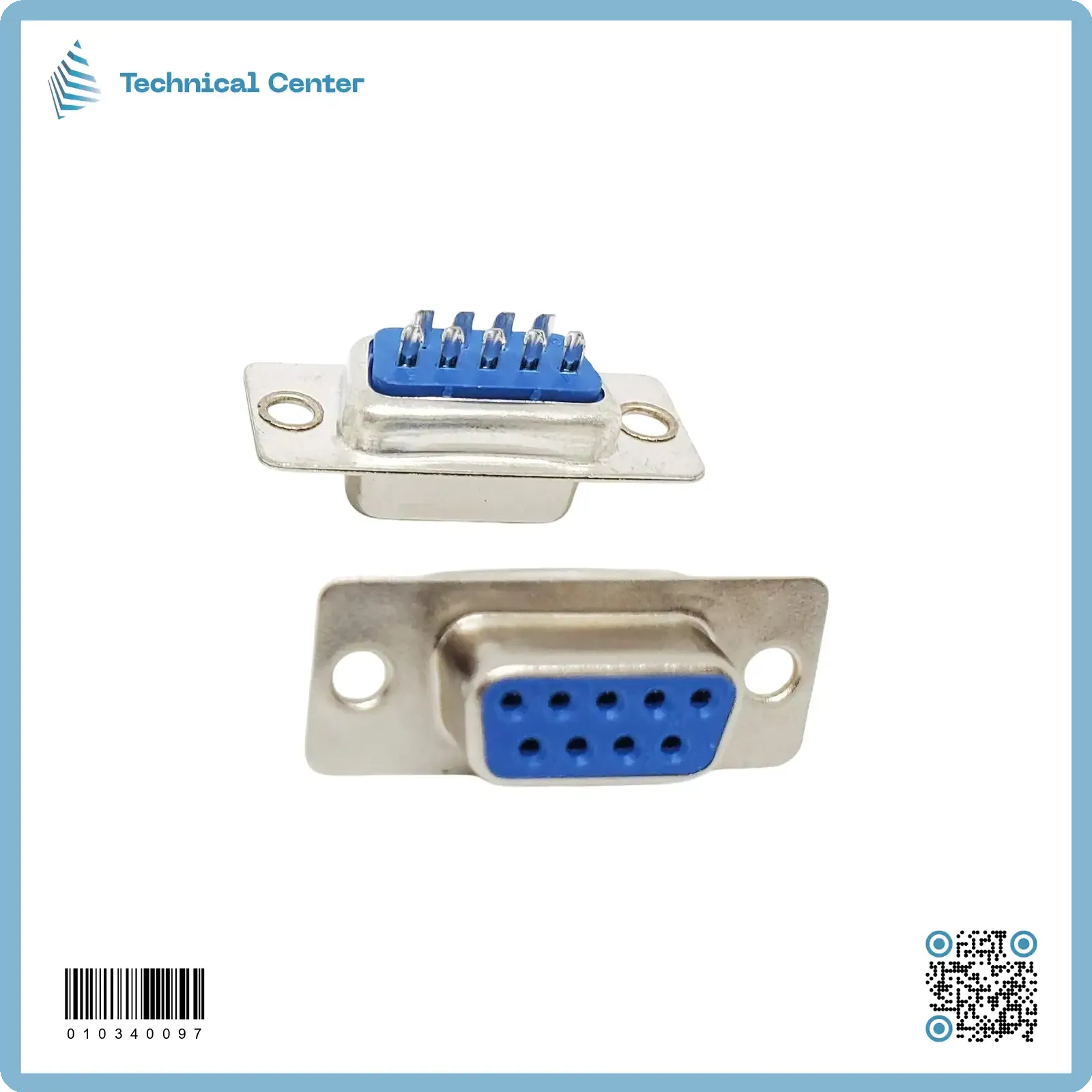 فيشة (DB9 fmale-9 pin)