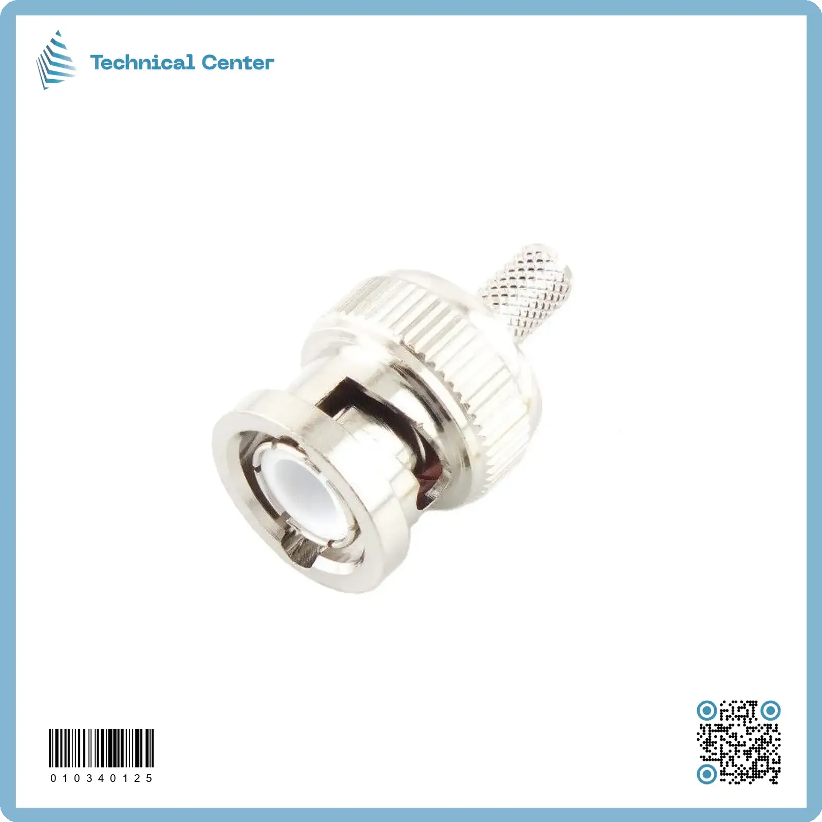 فيشة BNC ستيل قصيرة