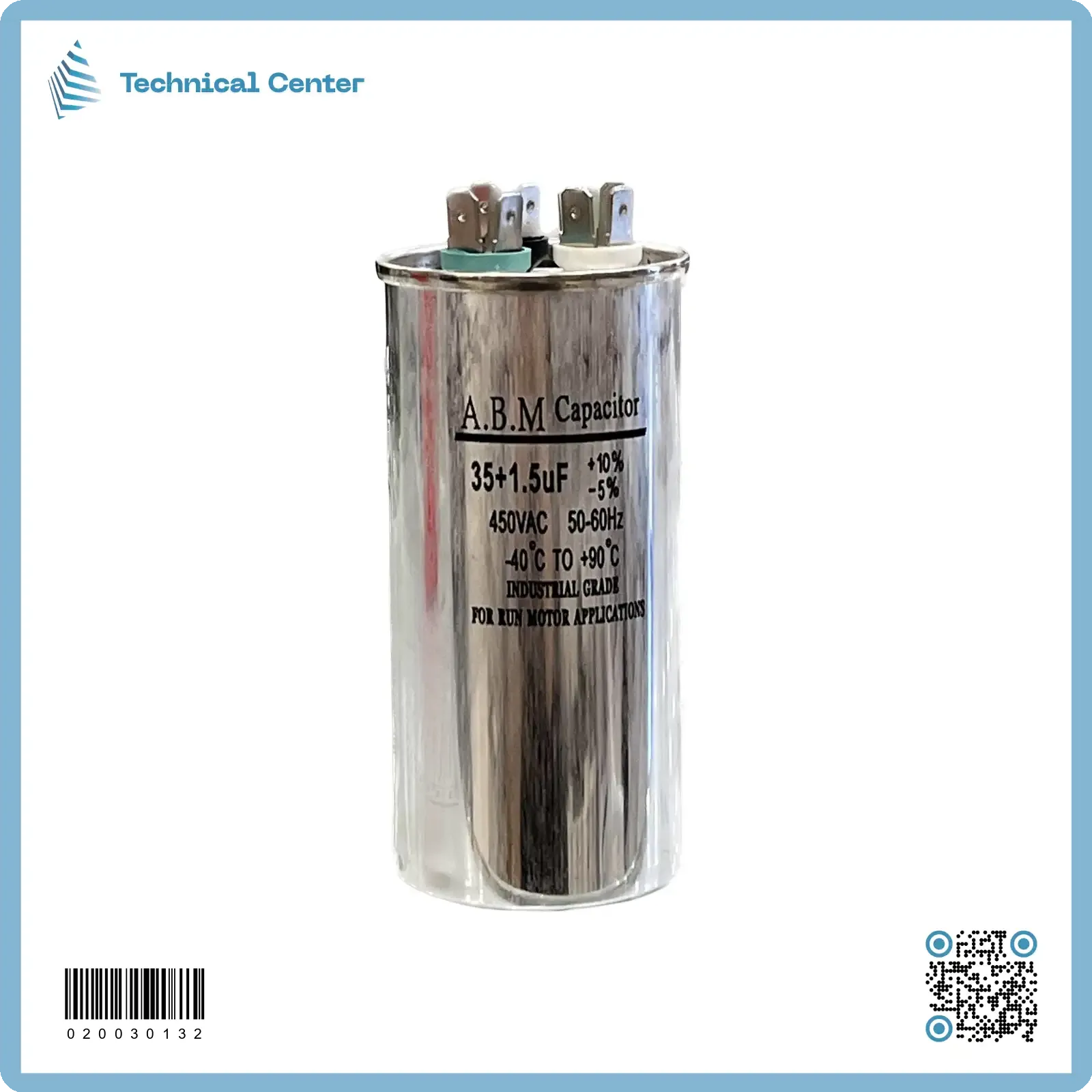 (35+1.5) µf (450V)متسعة زيتية 3 اقطاب