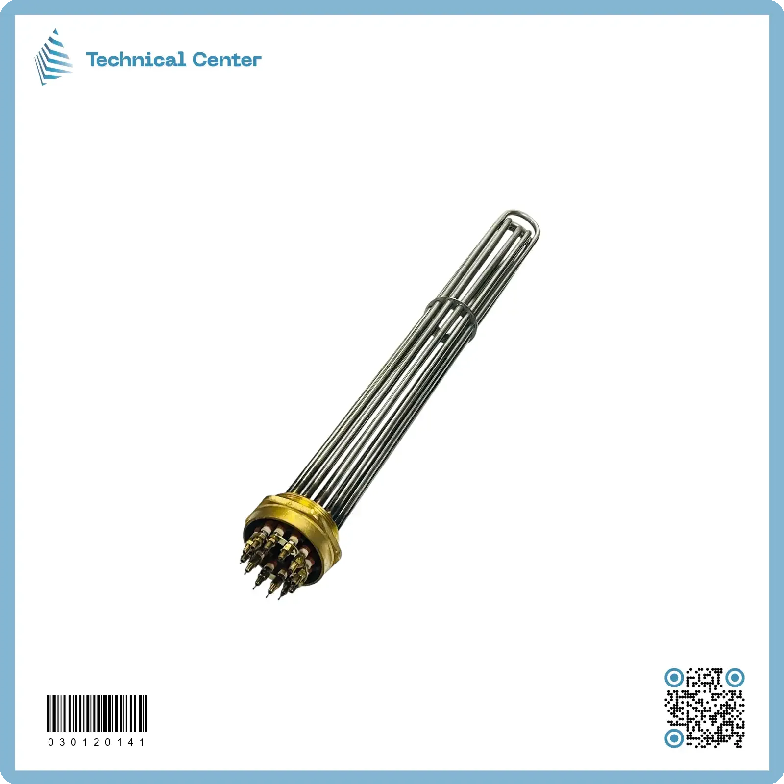 هيتر بويلرستانلس ستيل (45kw)(˝3)(60cm)