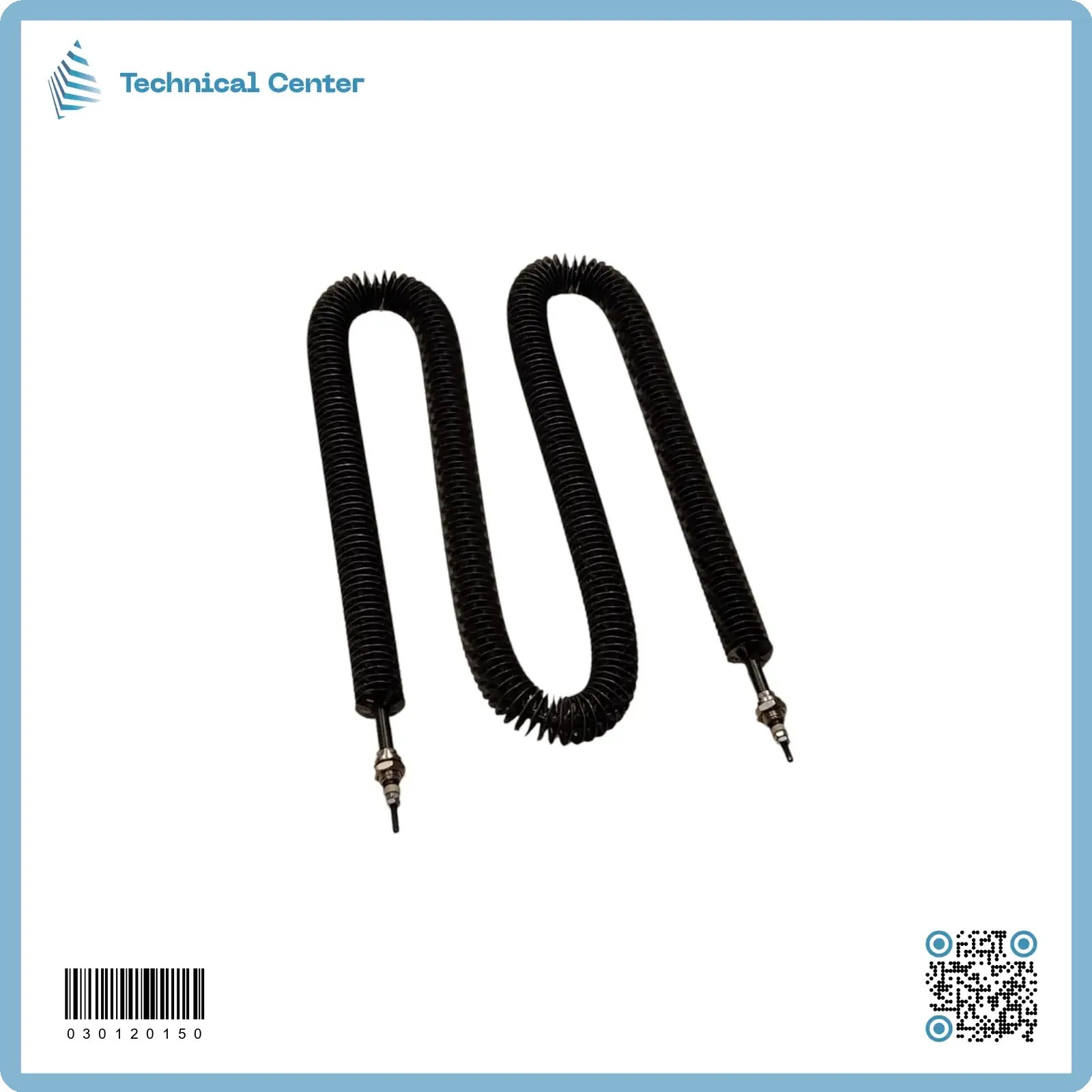 هيتر(W) مزعنف(220mmx420mm)(220V-2500W)(8.0mm)