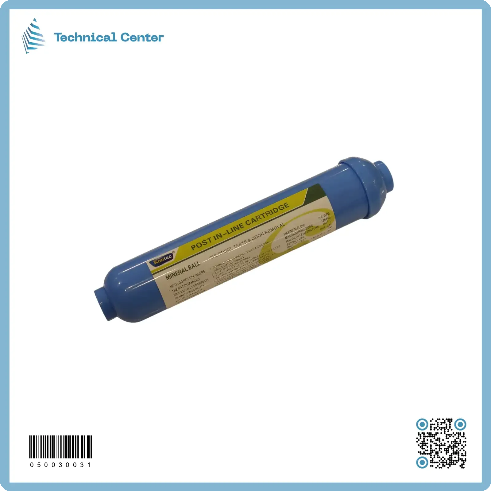 فلتر ازرق مرحلة خامسة (kontec)(A) T33