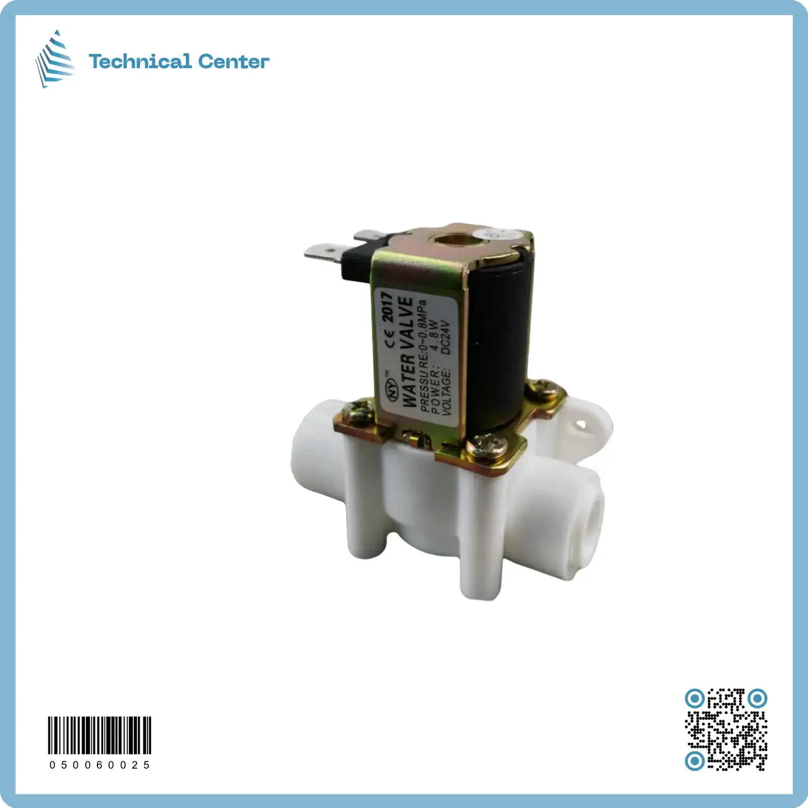 جك فالف اسود (24V-4.8W)(0-0.8 mpa)