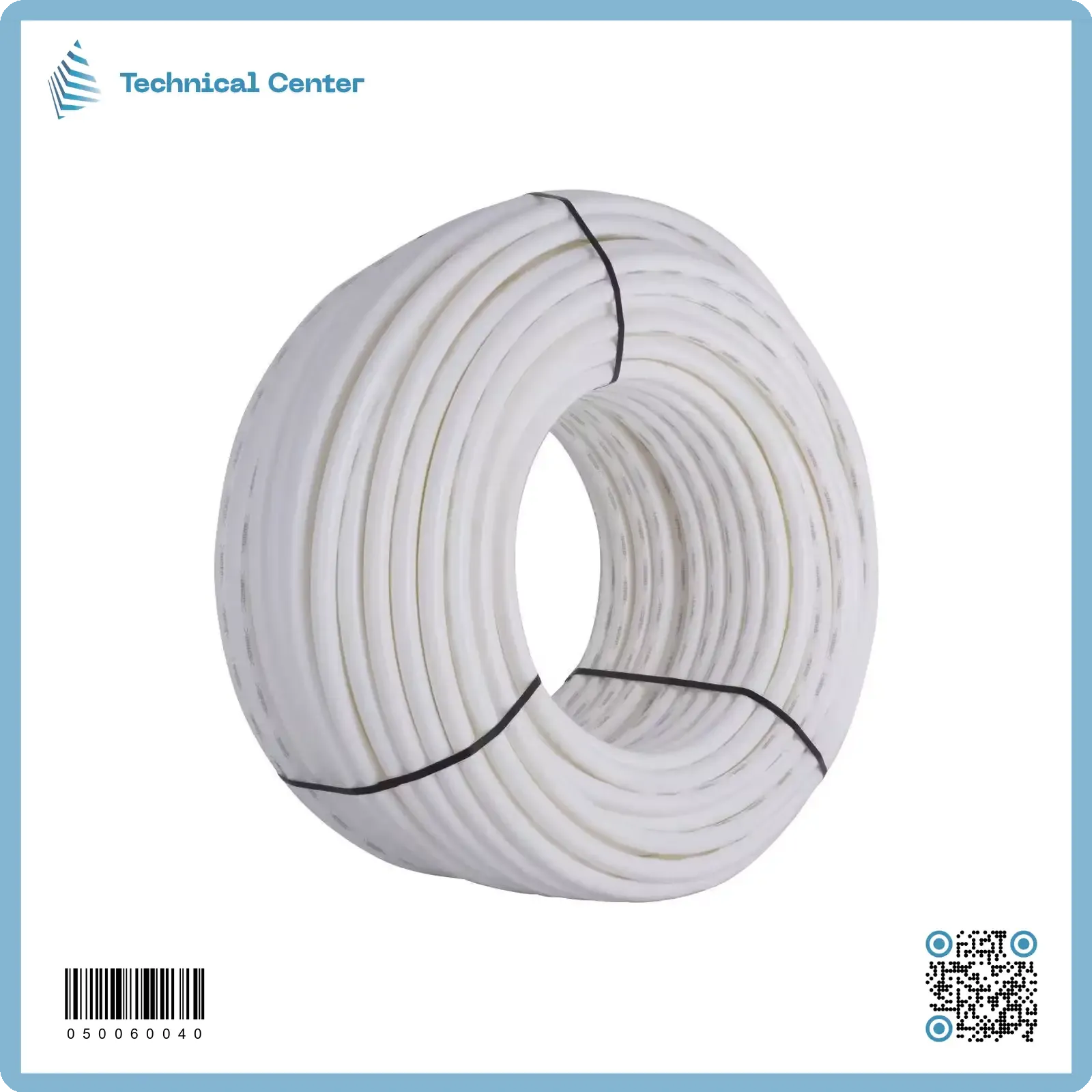 صوندة 9ملم (اللفة=50م) لون ابيض