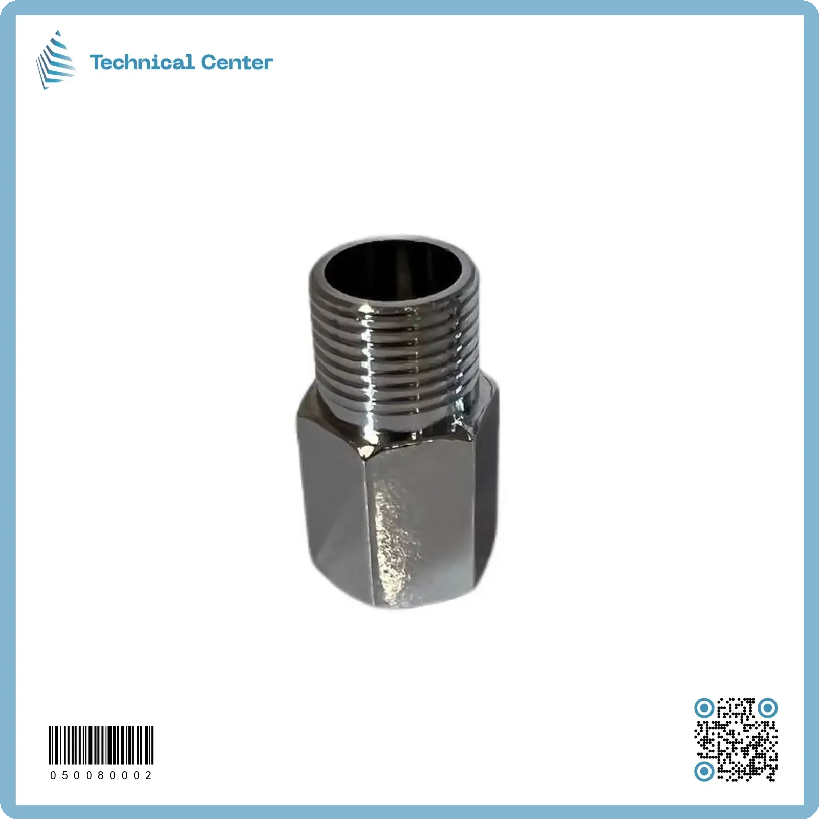 تحويلة دخول ستيل (1/2 انج)(بدون ثقب)