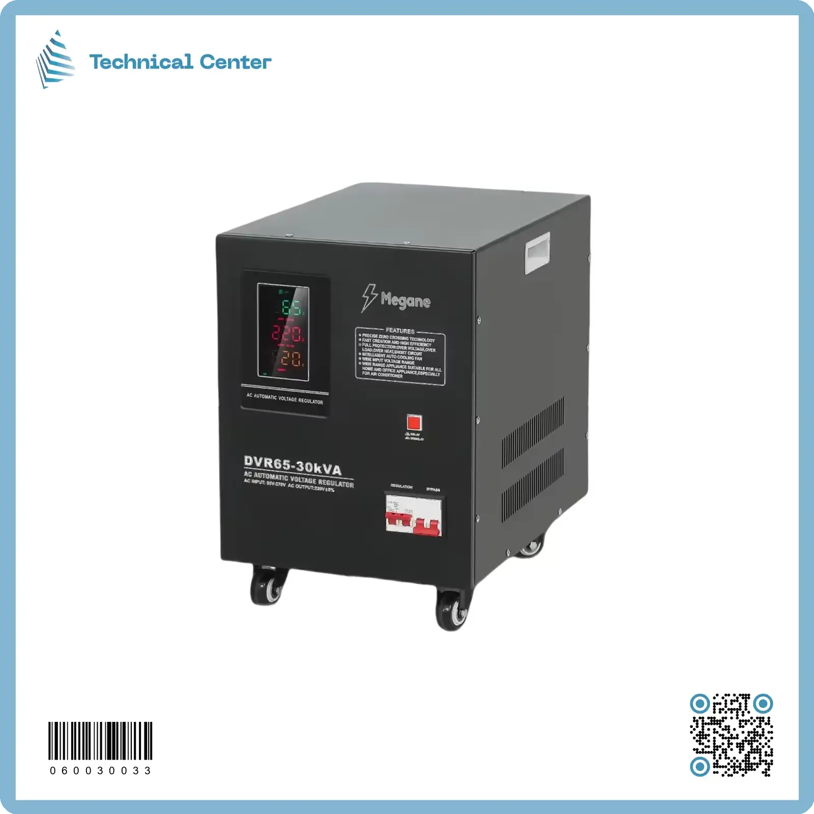 رافع فولتية صيني (ميغان) (30KVA-65V)