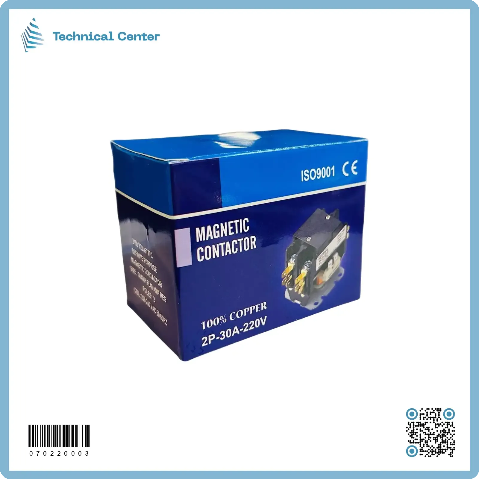 كونتكتر سبلت 2 طن(2P-30A) ازرق