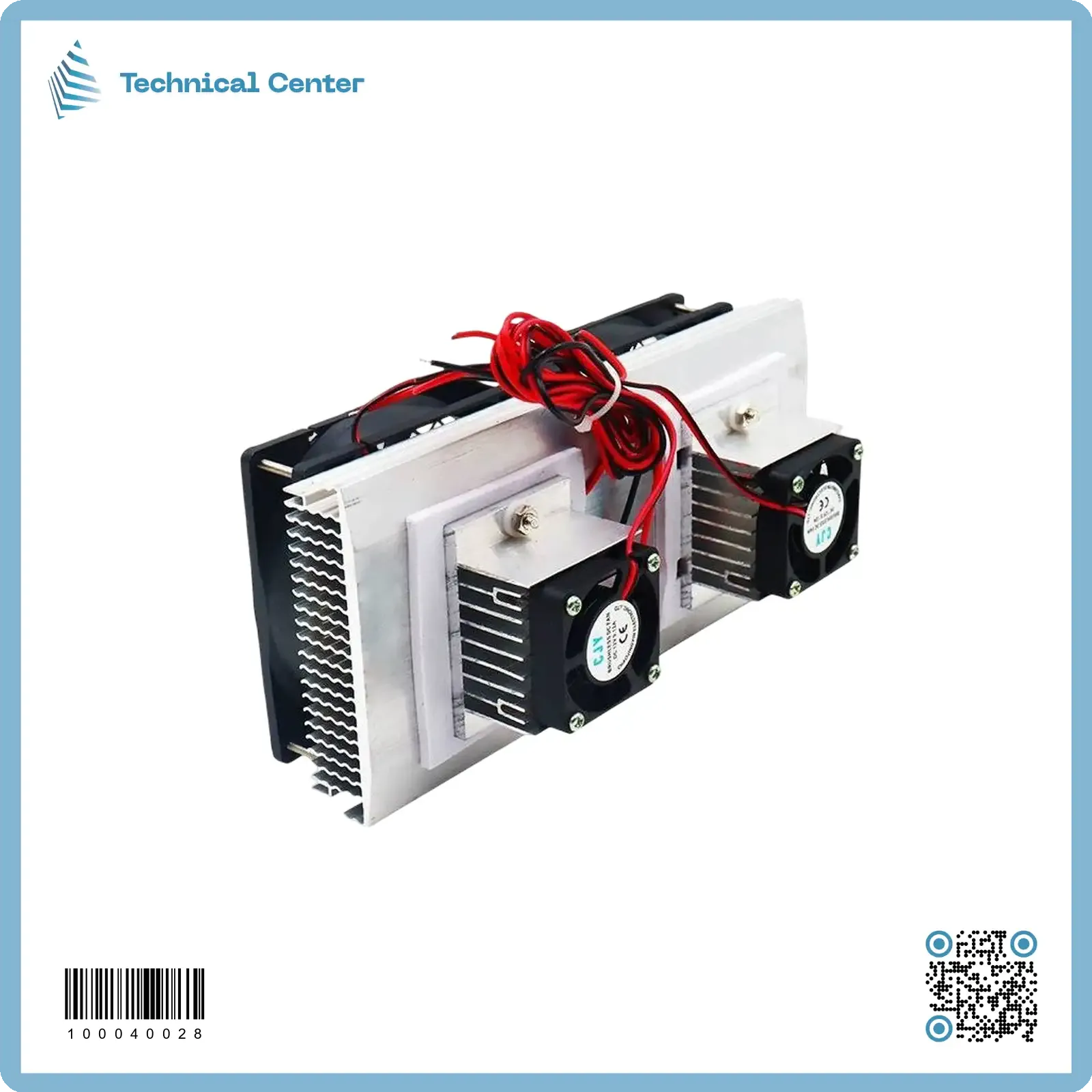 جهاز تبريد 2 مروحة (10A-12V)